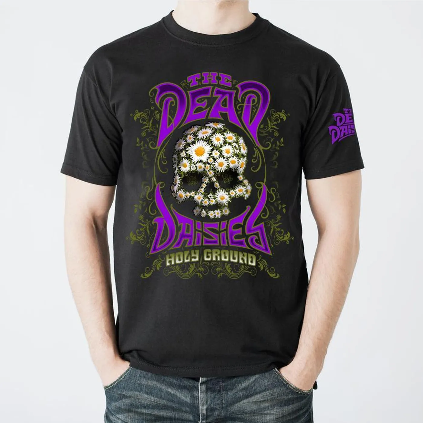 The Dead Daisies Holy Ground Album Cover T-Shirt