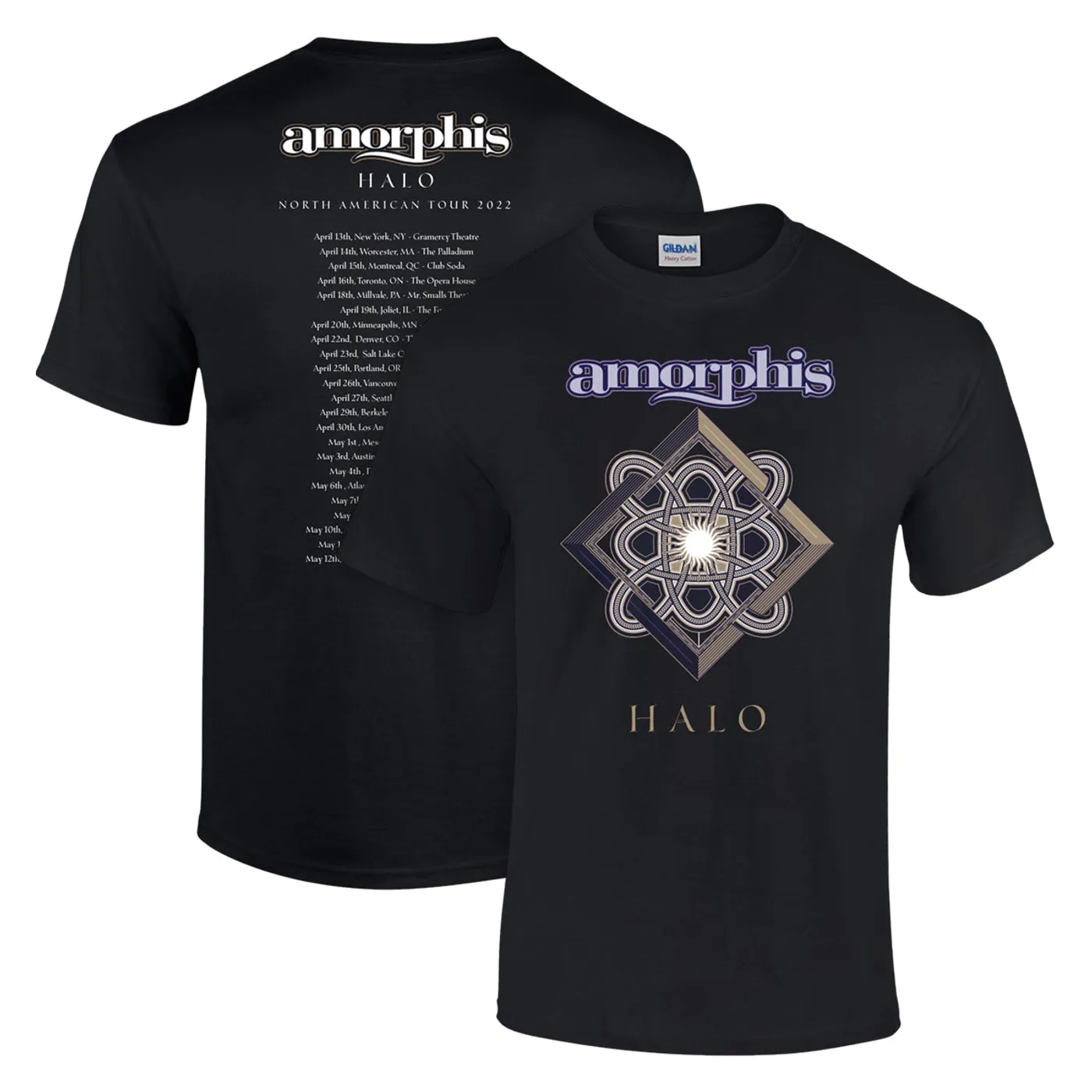 Amorphis: Halo North American Tour 2022 T-Shirt