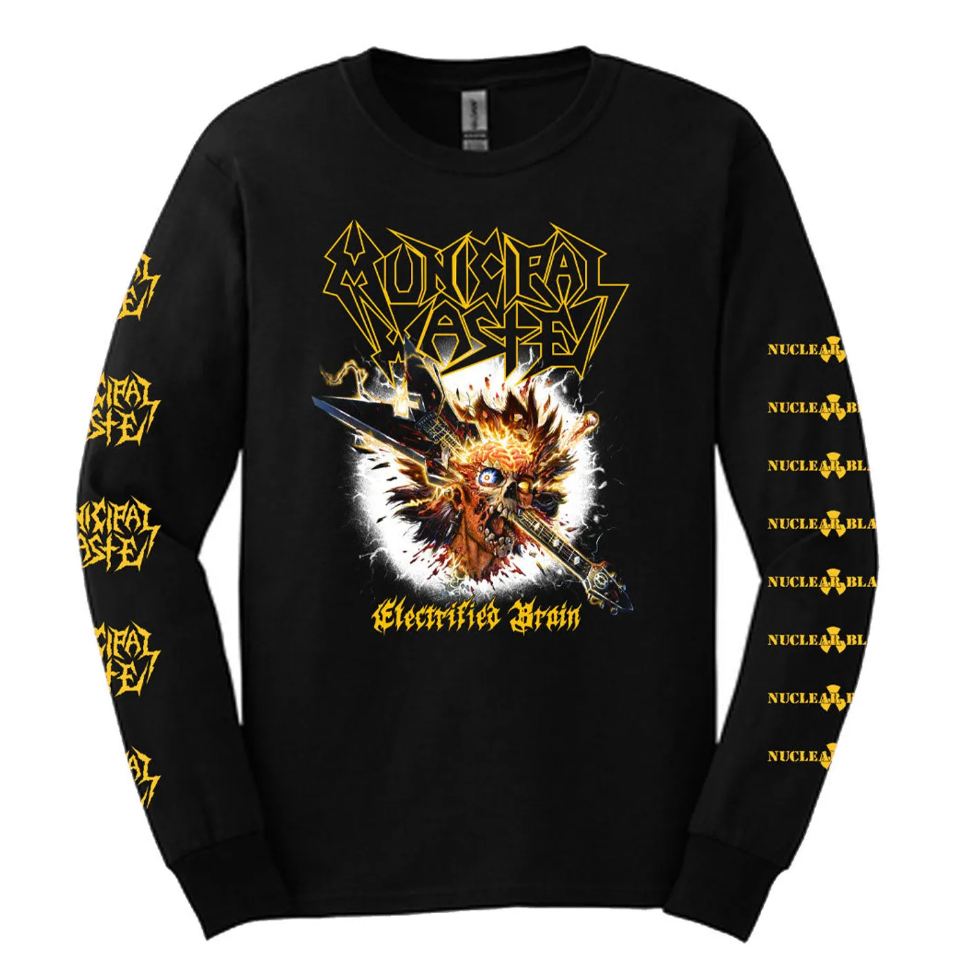 Municipal Waste Electrified Brain Long Sleeve