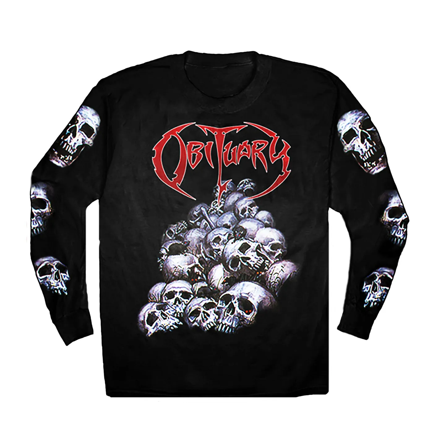 Obituary Chopped in Half Long Sleeve Shirt