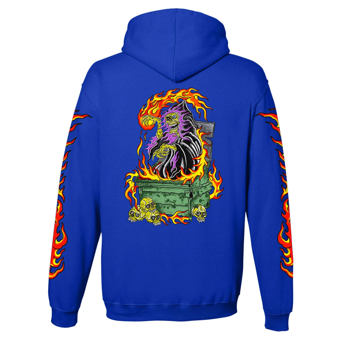 Municipal Waste Dumpster Fire Pullover Hoodie