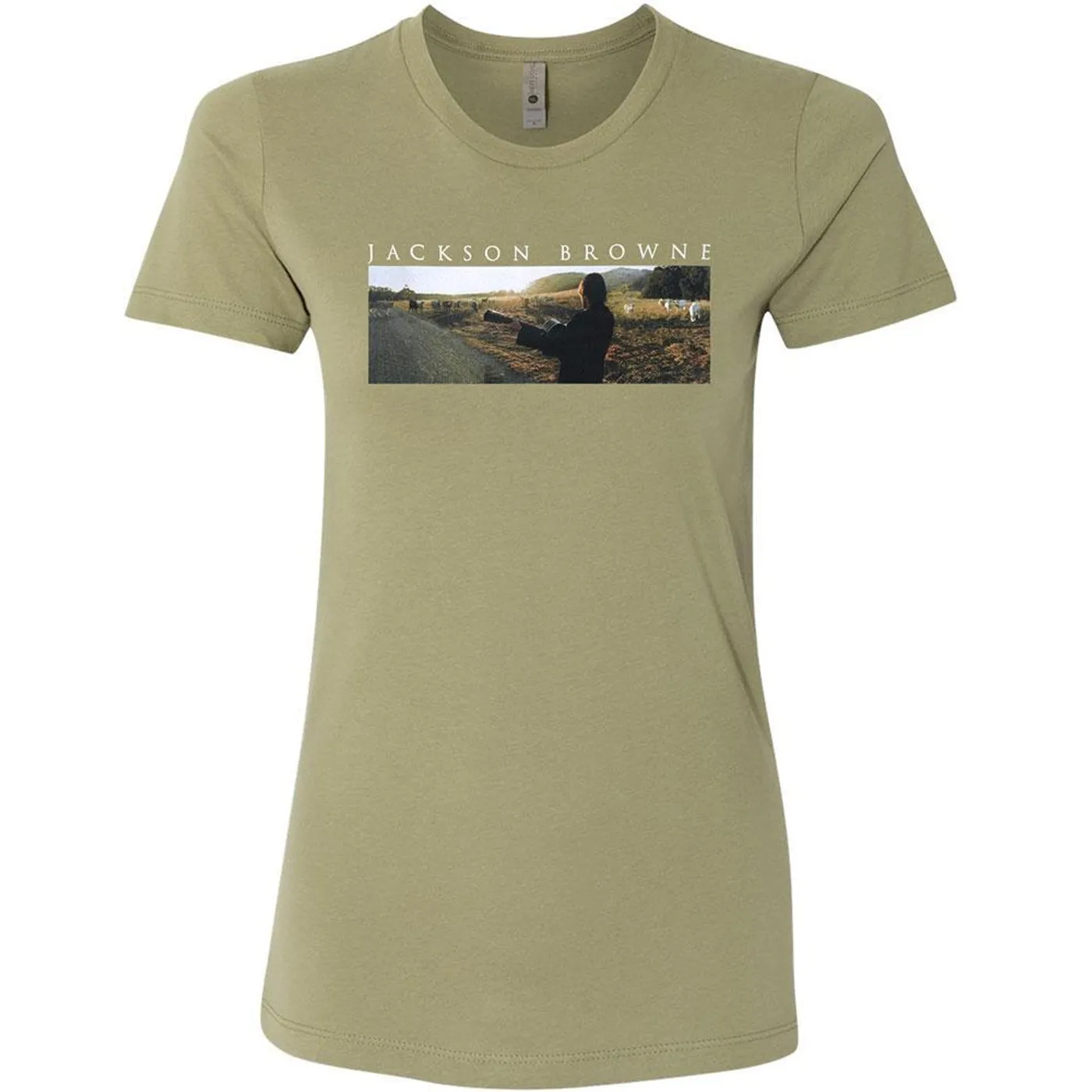 JACKSON BROWNE Solo Acoustic Vol 2 (Singing To The Cows) Album Ladies Shirt