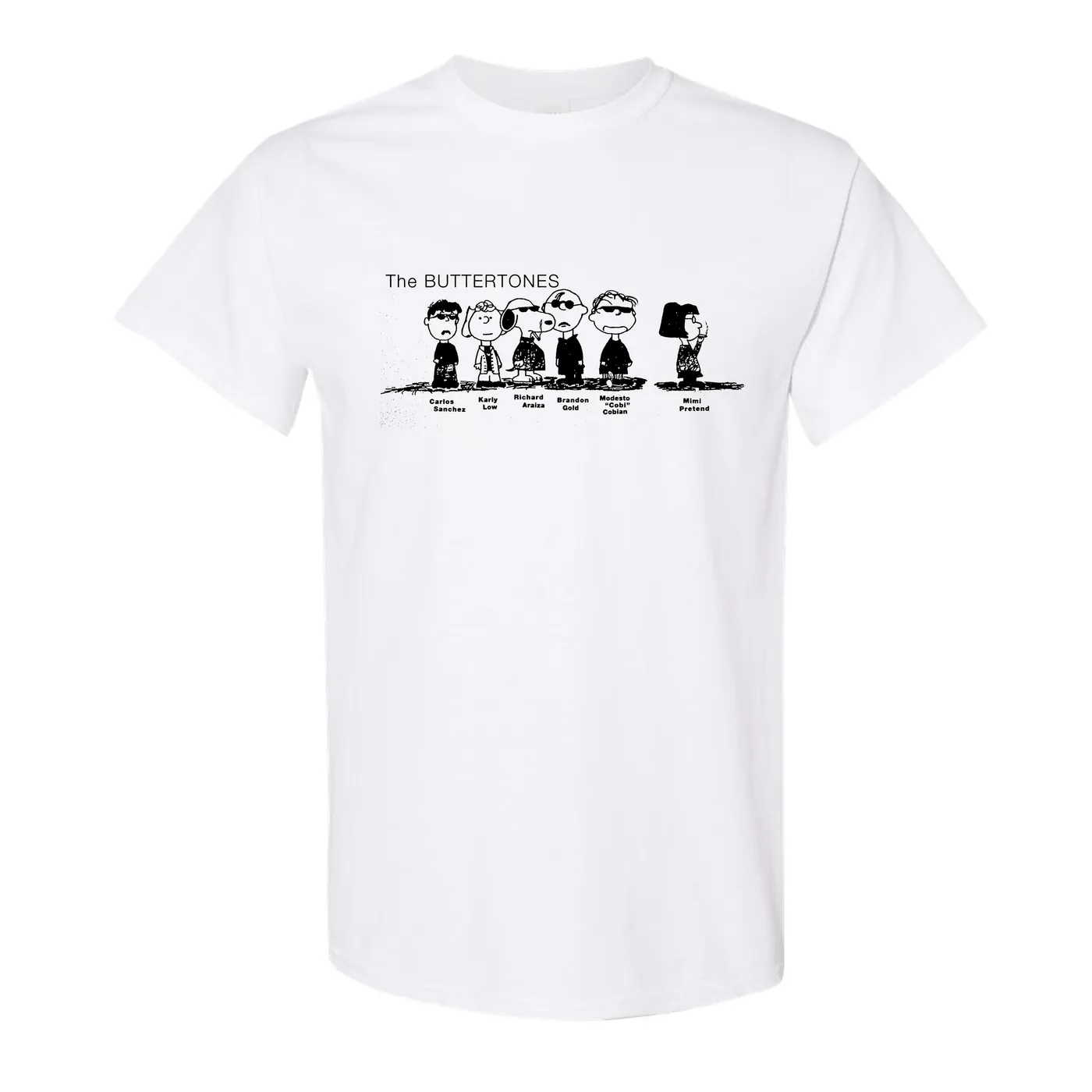 The Buttertones PEANUTS TEE WHITE