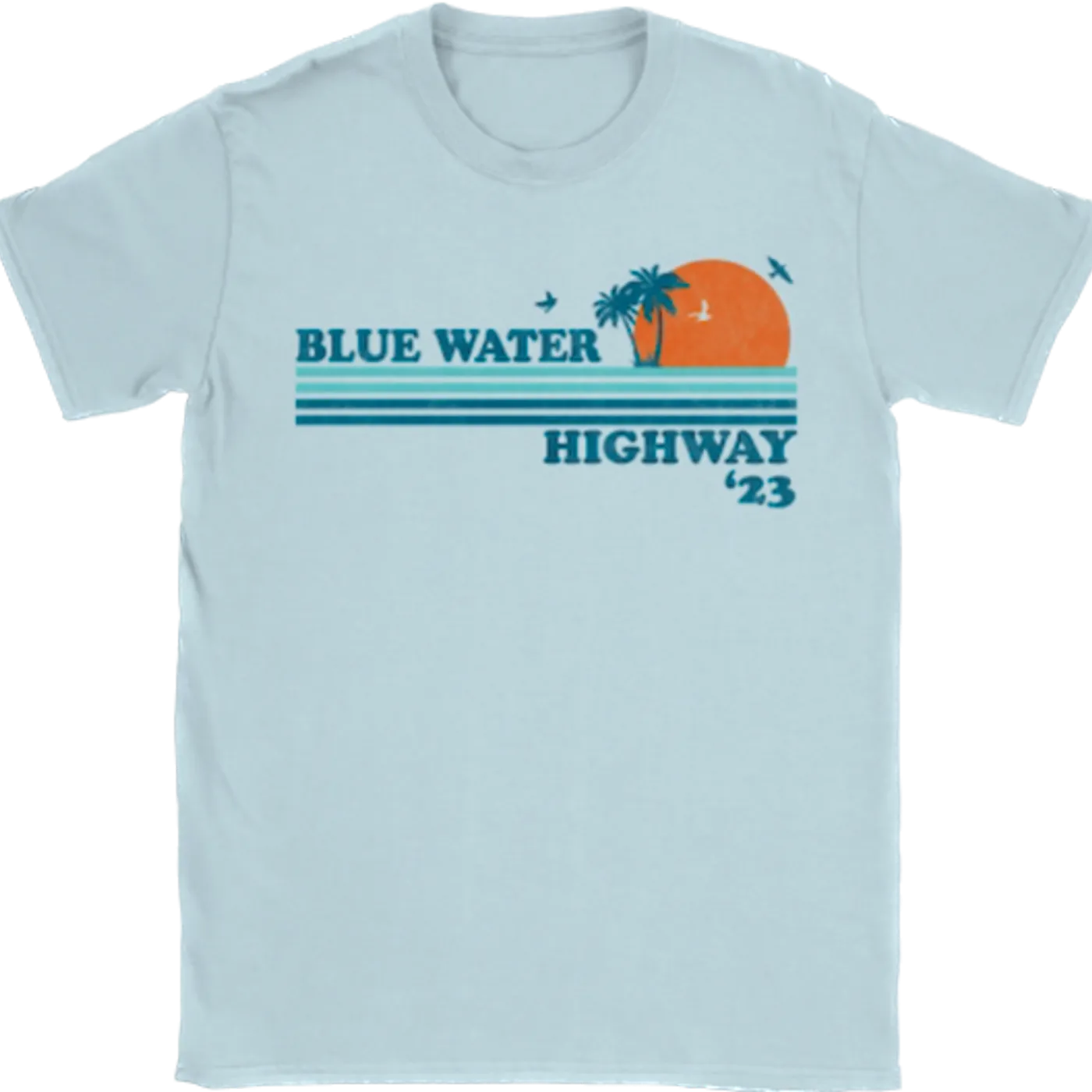 Blue Water Highway Blue Palm Tee