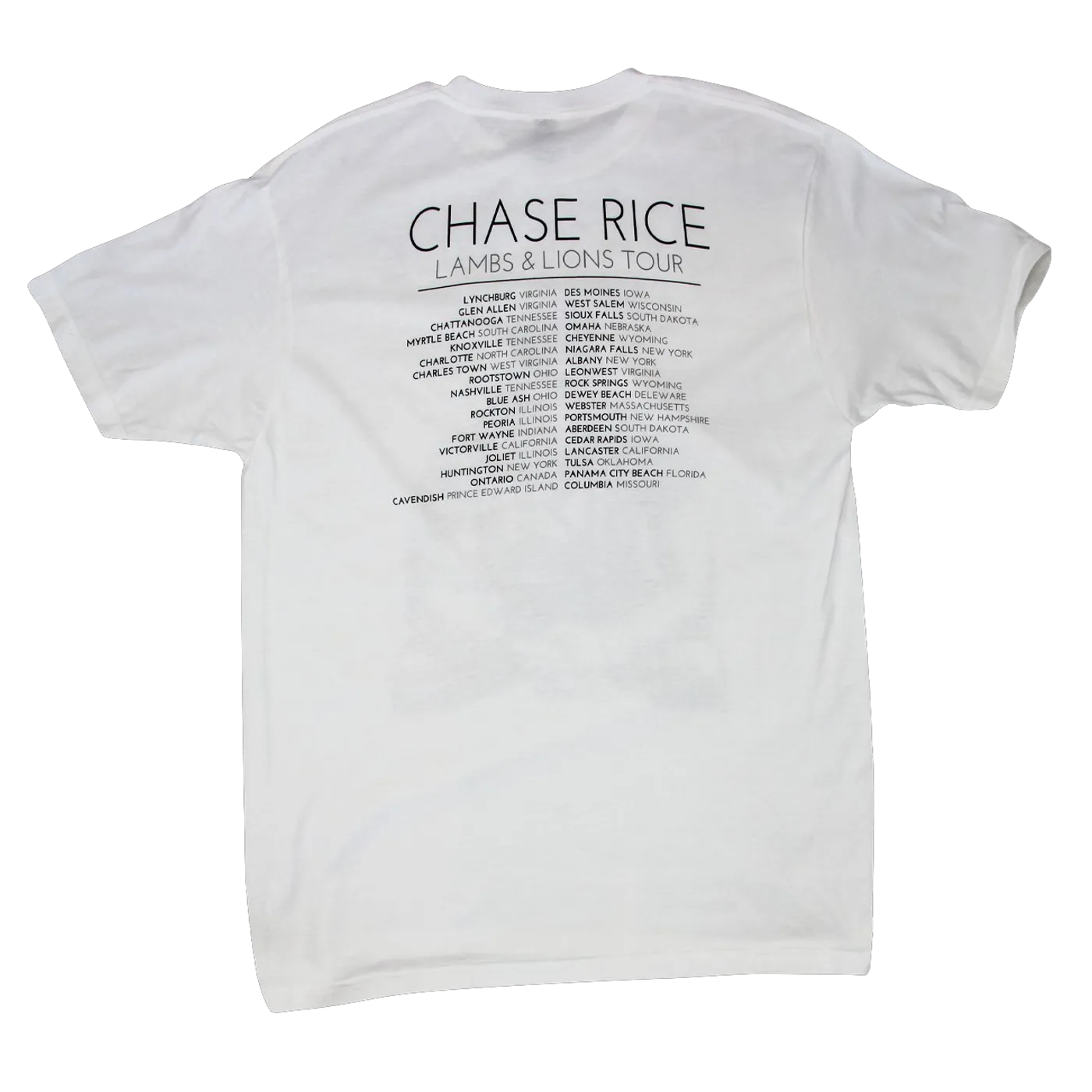 Chase Rice Lambs & Lions Tee