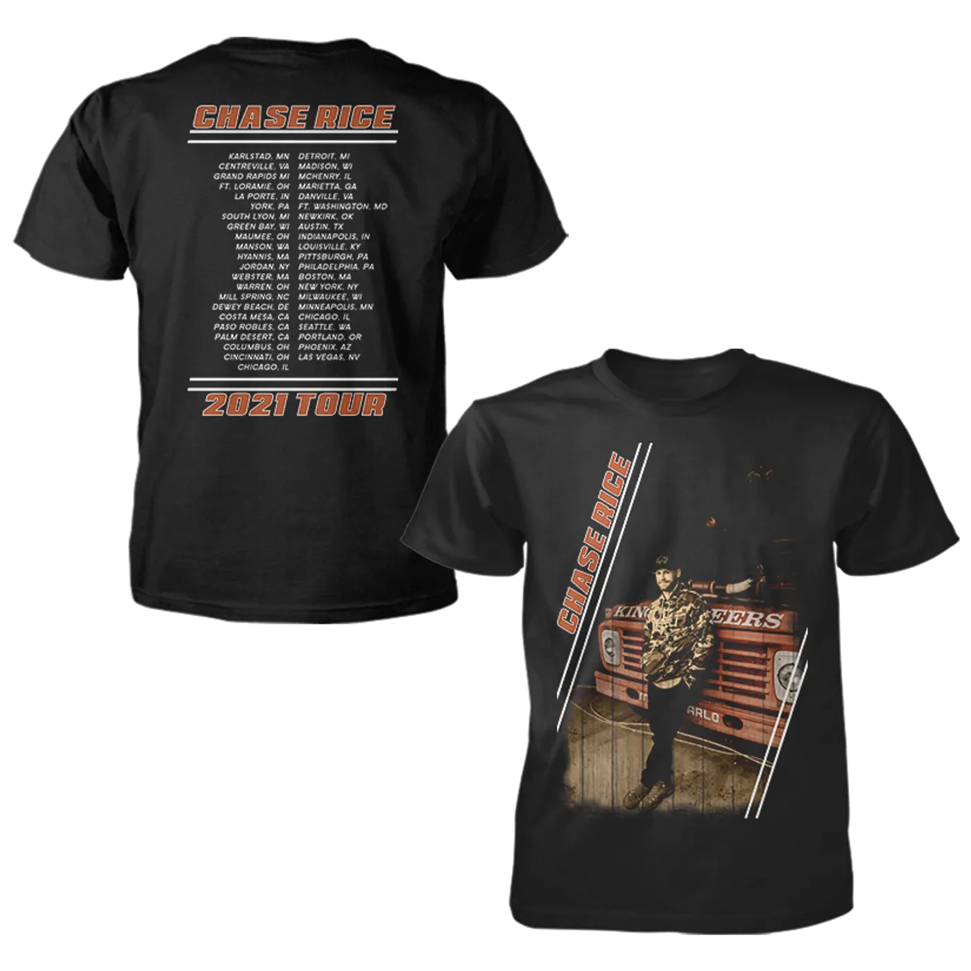Chase Rice 2021 Tour Tee