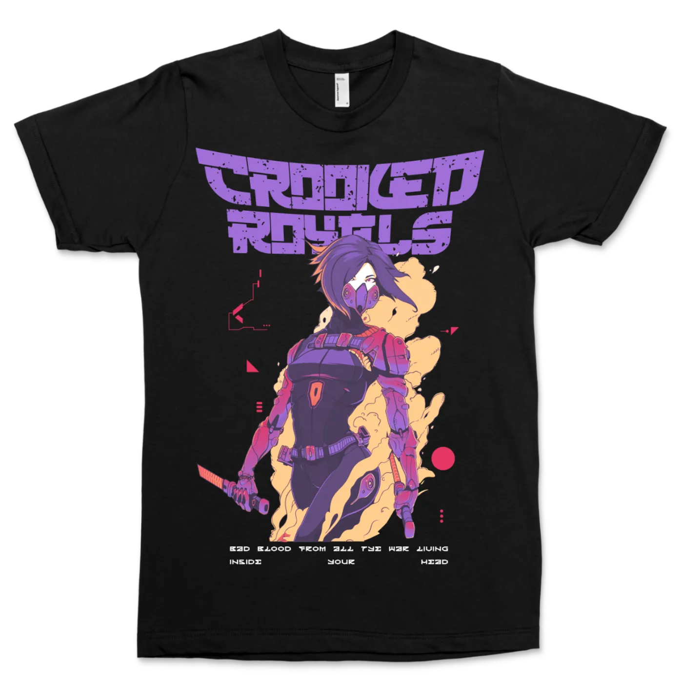 Crooked Royals Bad Blood Anime Tee (Black)