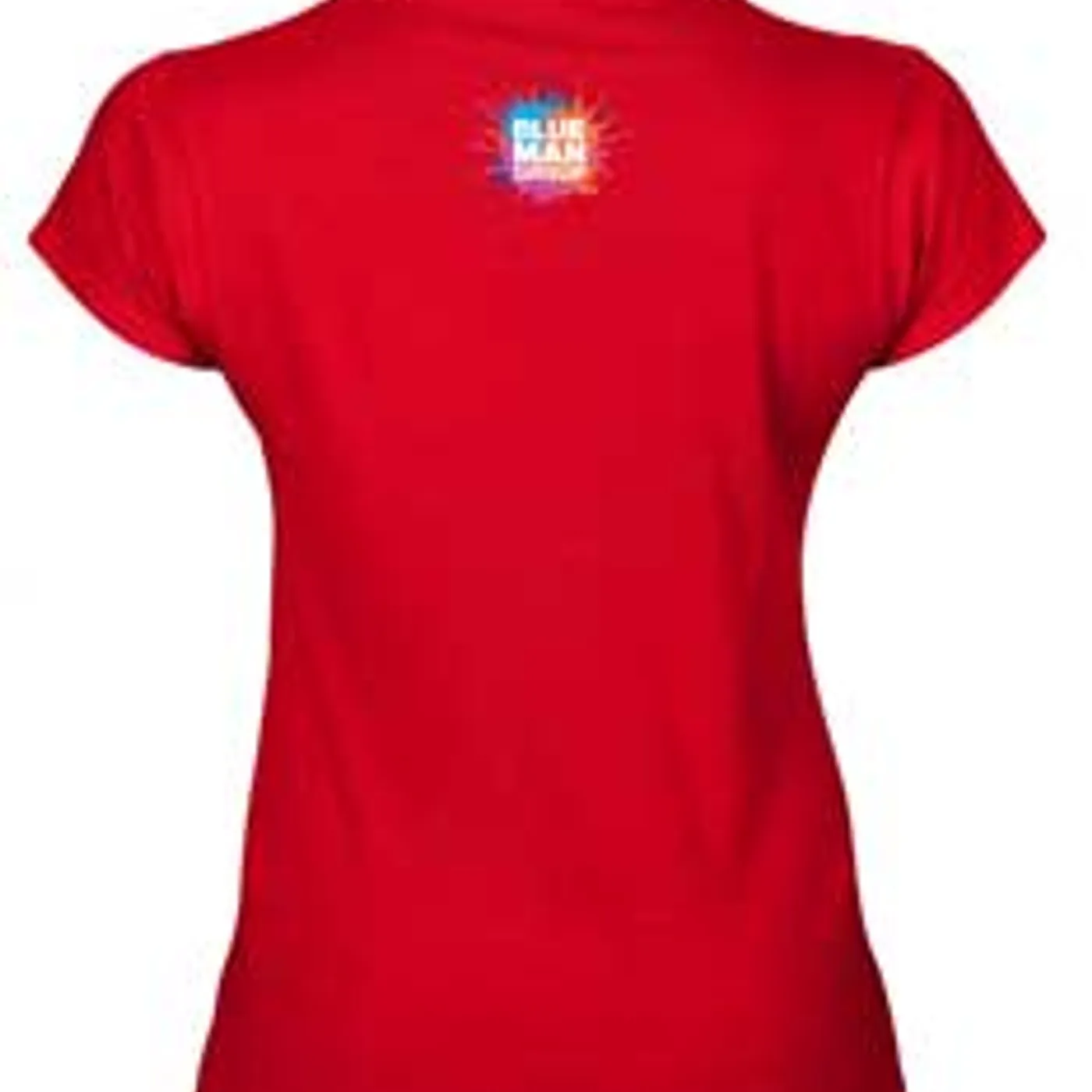 Blue Man Group 3 Men On Stage Ladies V-Neck T-Shirt