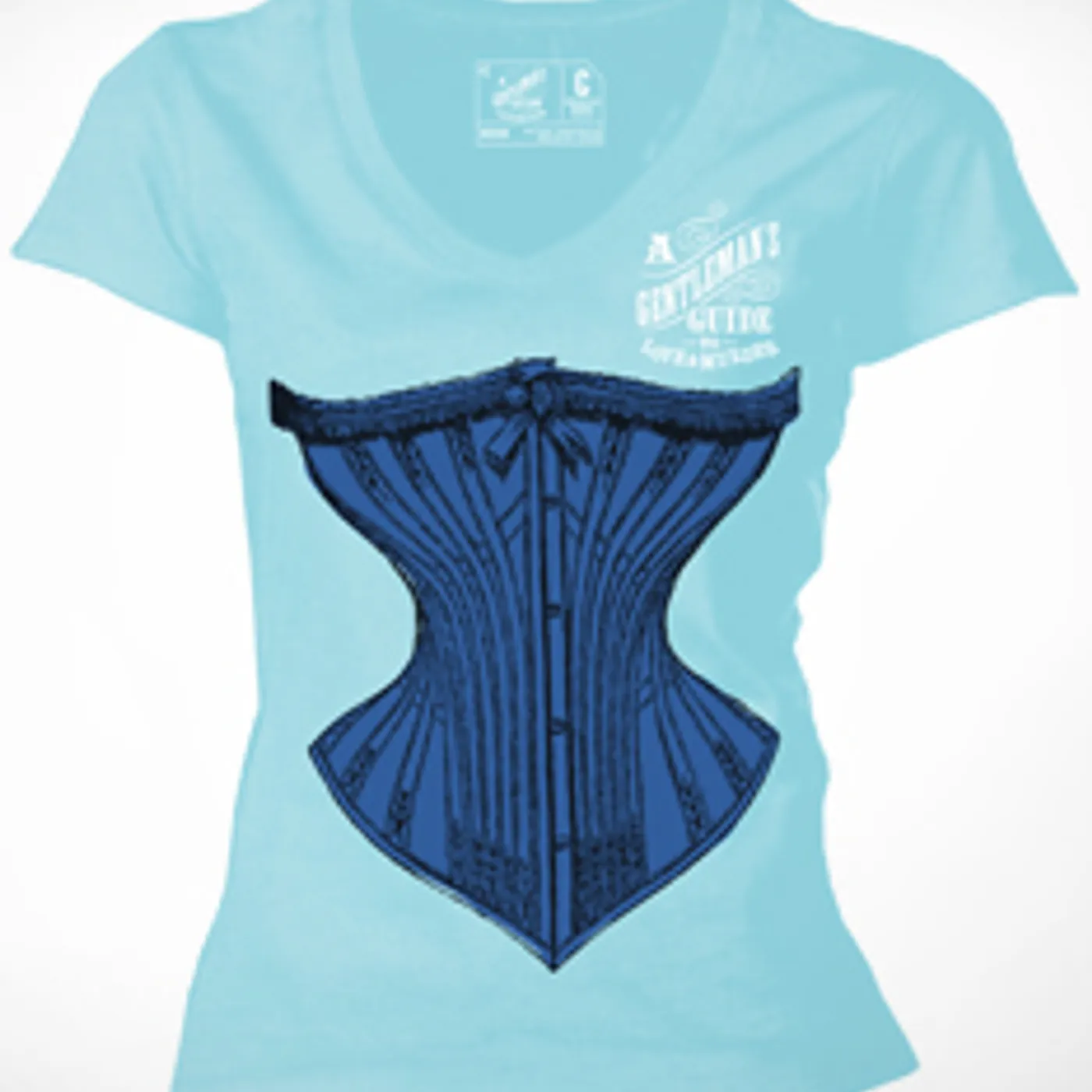 Gentlemans Guide A Gentleman's Guide... Corset Ladies T-Shirt