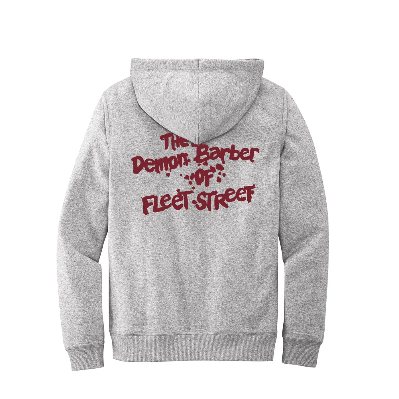 Sweeney Todd Logo Grey Pullover Hoodie