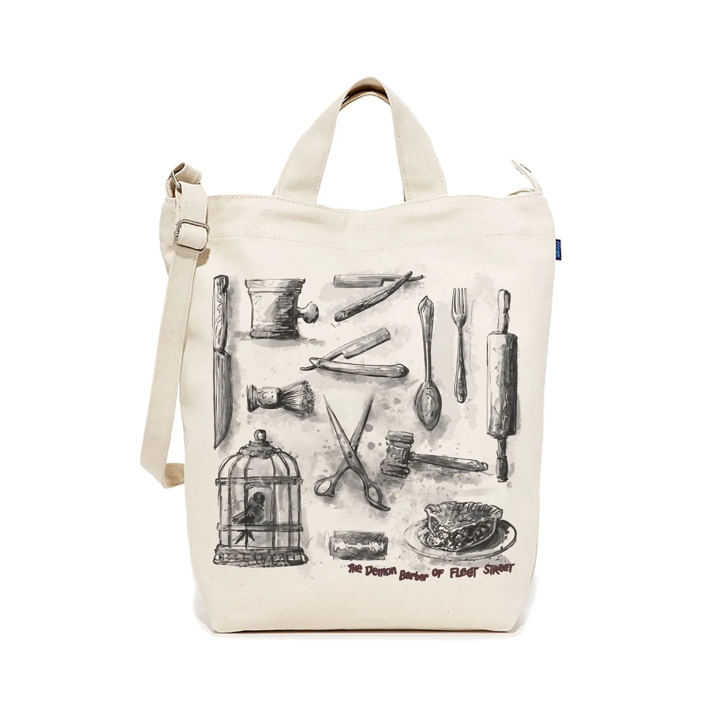 Sweeney Todd Pattern Tote