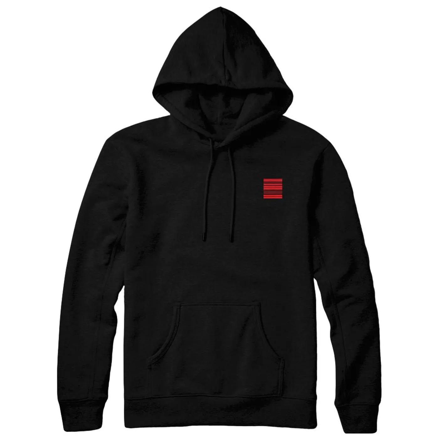 Thomas Giles - Red Static Pullover Hoodie