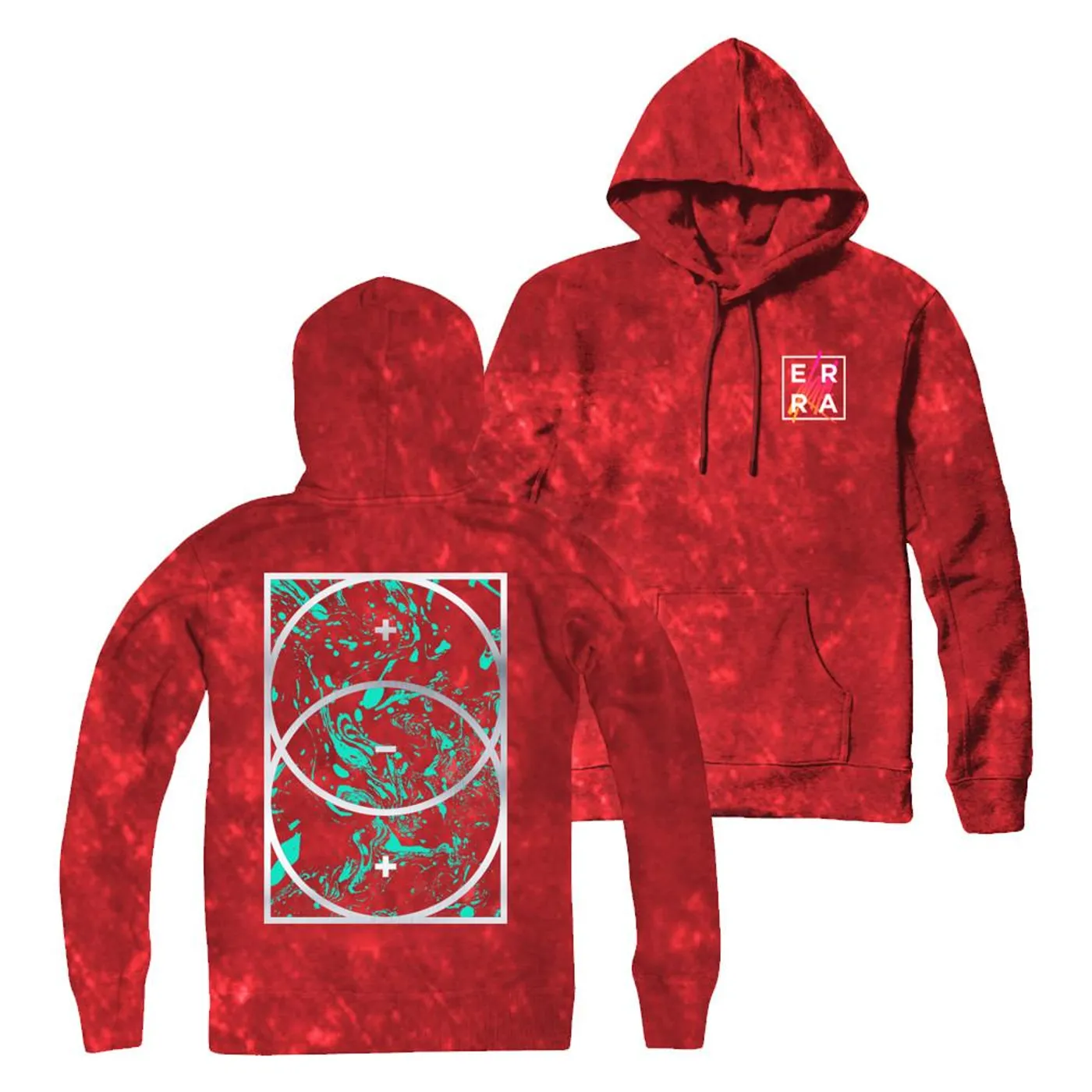 ERRA - Acid Washed Balance Splatter Hoodie