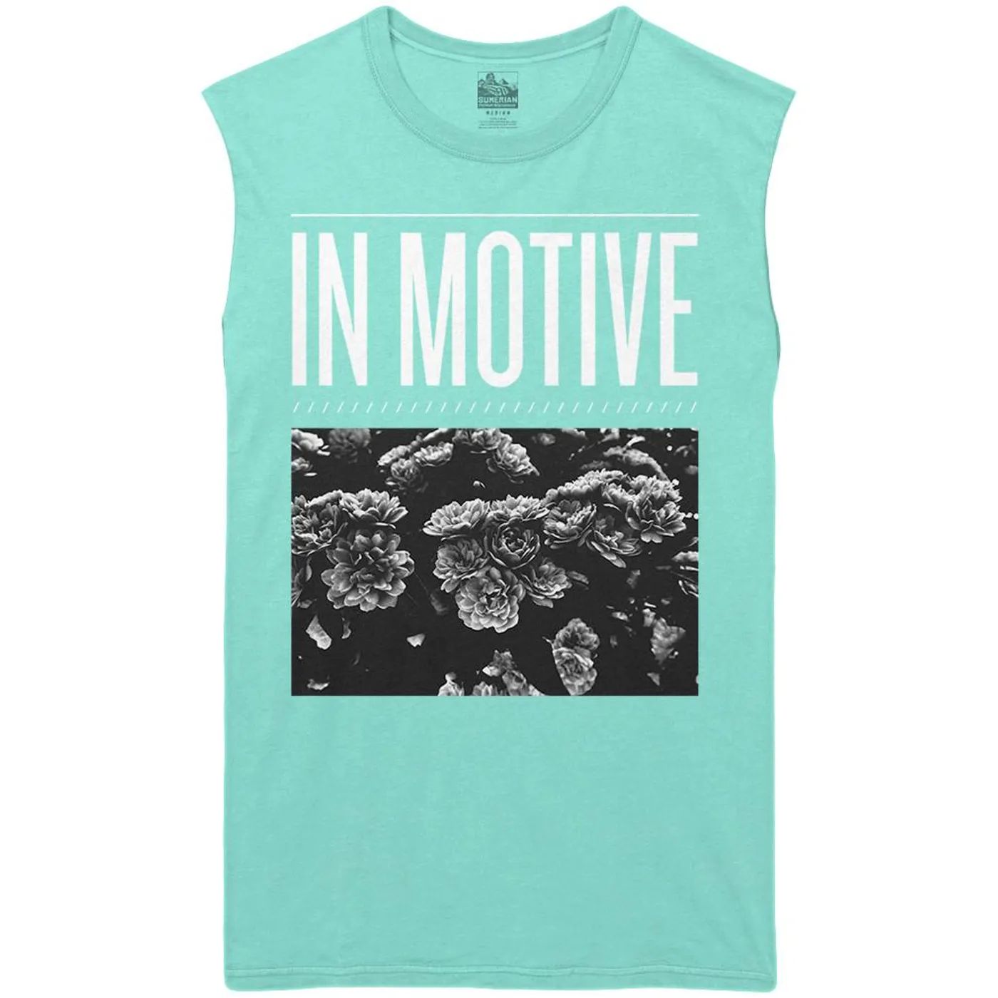IN MOTIVE - Floral Cut-Off Tee
