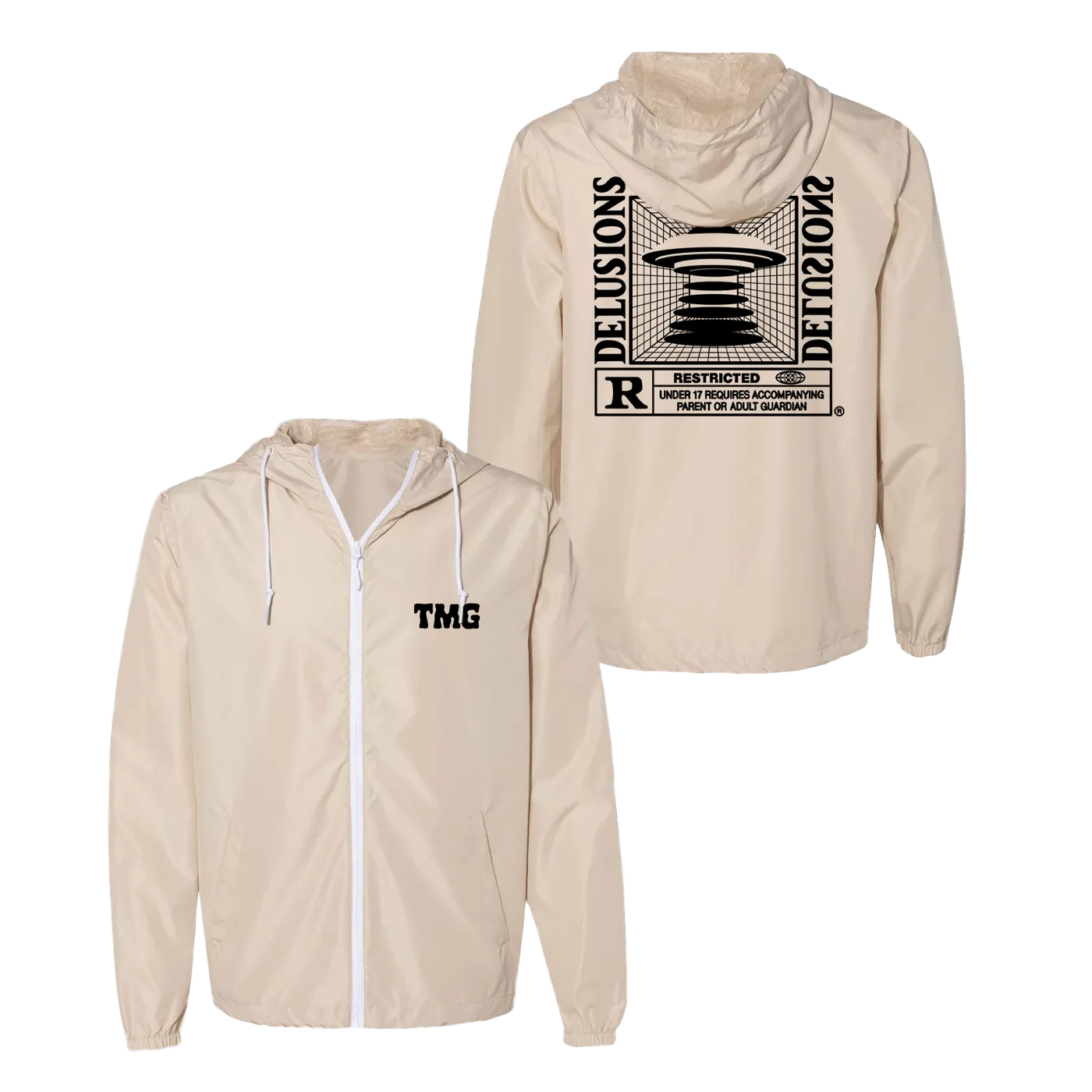 Tiny Meat Gang Delusions Khaki Windbreaker