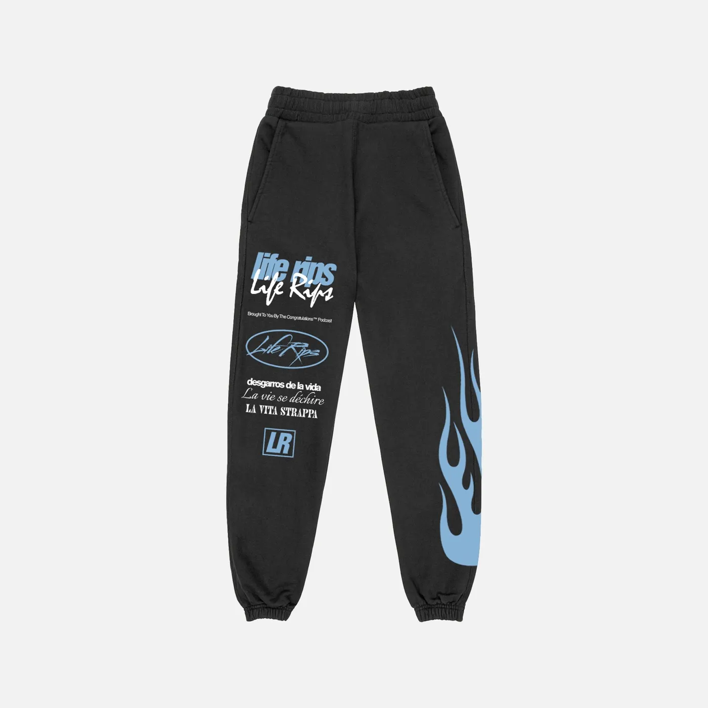 Chris D'Elia Worldwide Black Sweatpants