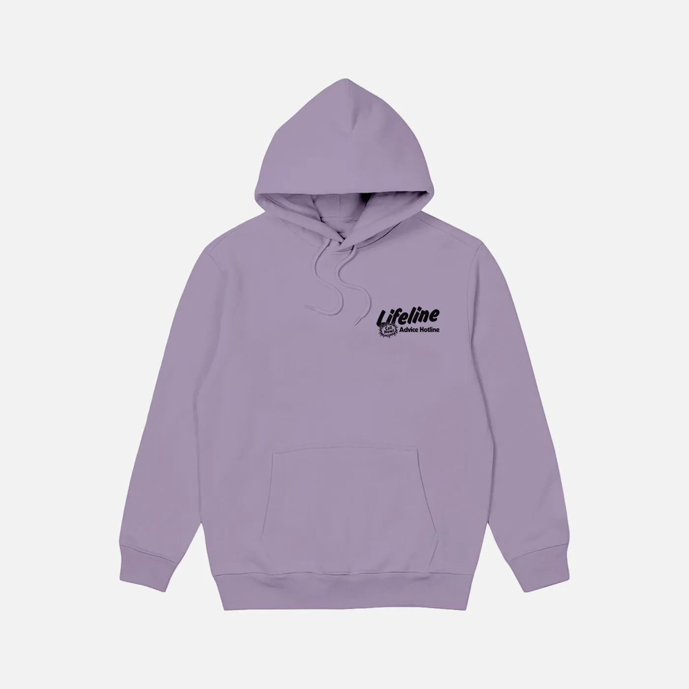 Chris D'Elia Lifeline Advice Hotline Plum Hoodie