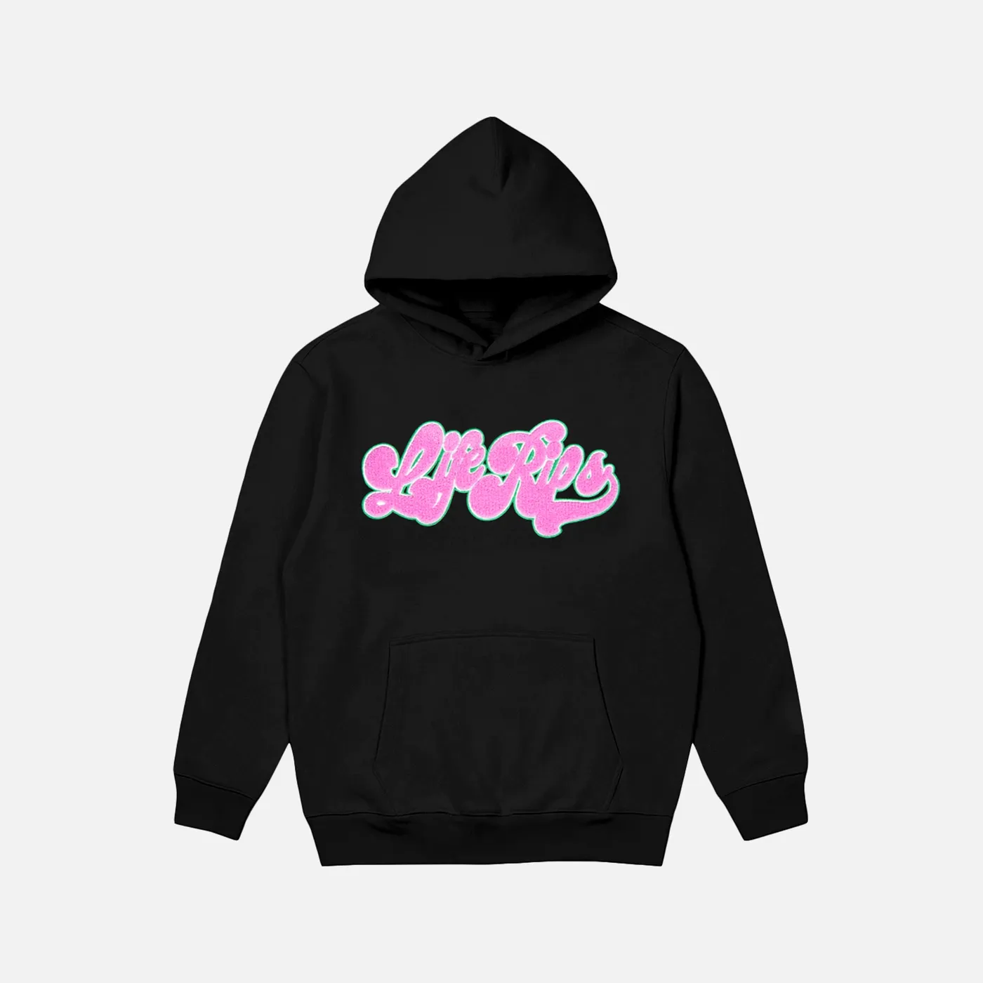Chris D'Elia Life Rips Groovy Patch Hoodie