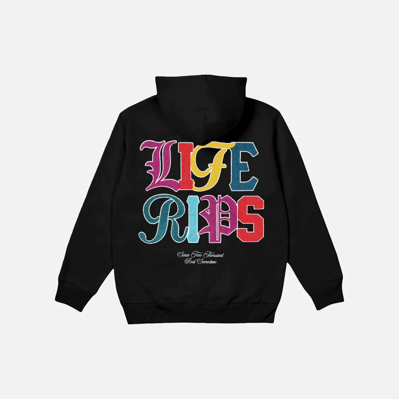 Chris D'Elia Life Rips Chenille Patch Hoodie (Limited Edition)