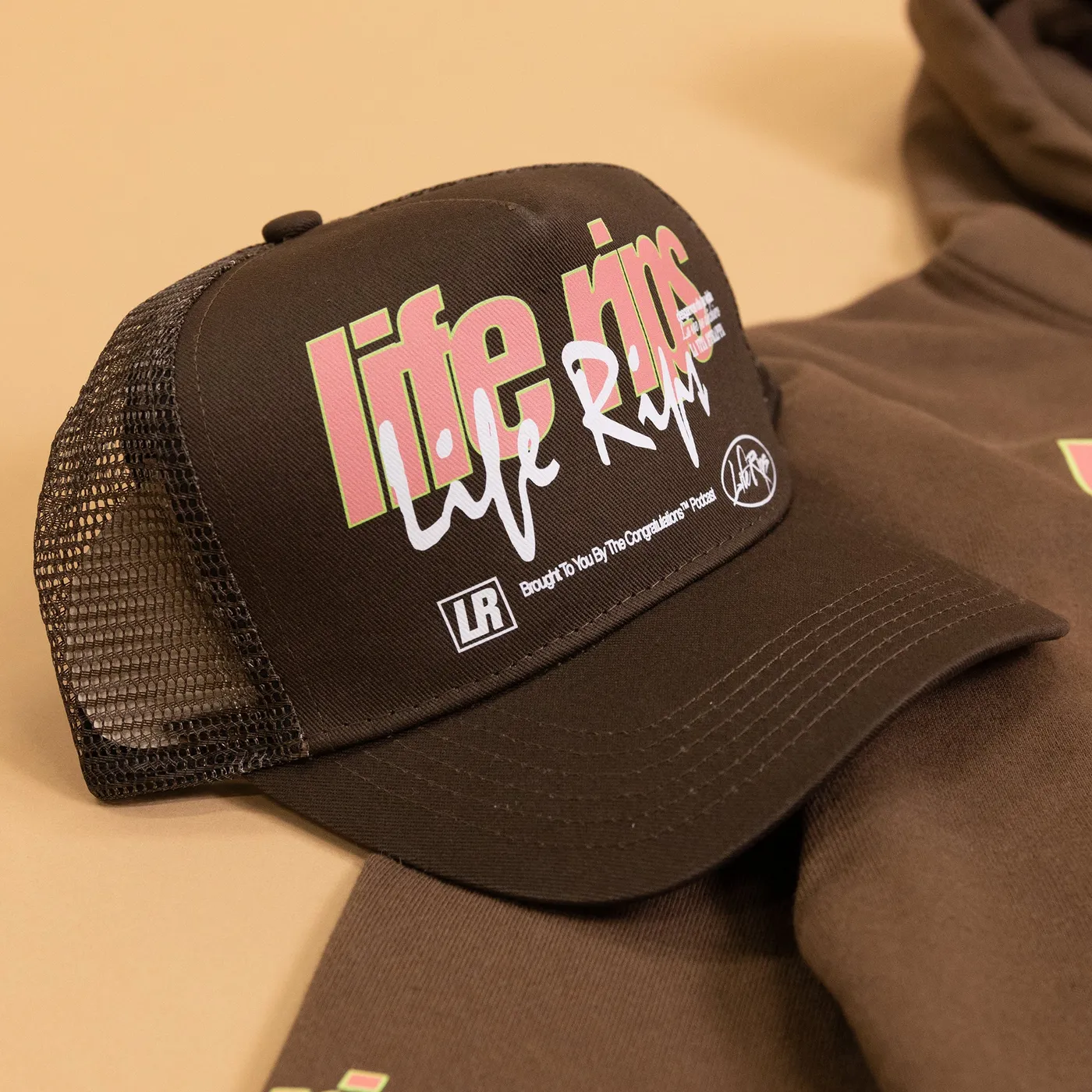 Chris D'Elia Life Rips Chocolate Trucker Hat