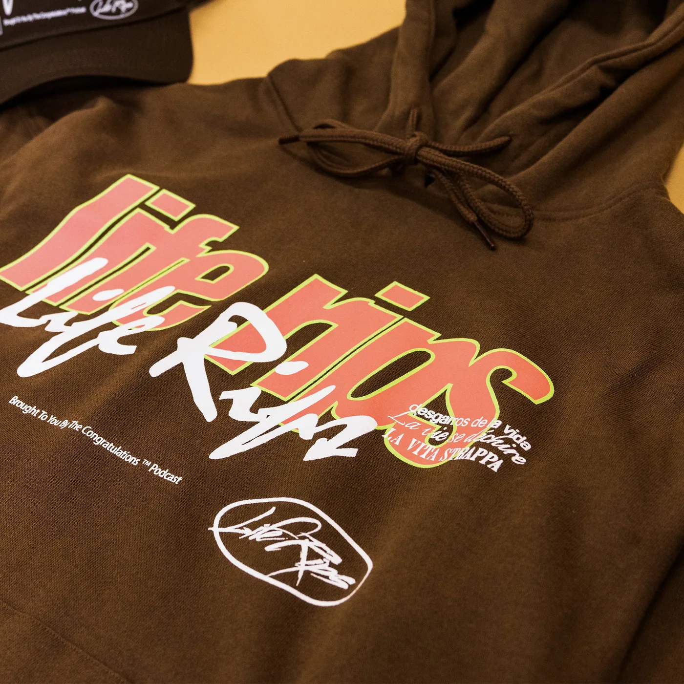 Chris D'Elia Life Rips Chocolate Hoodie