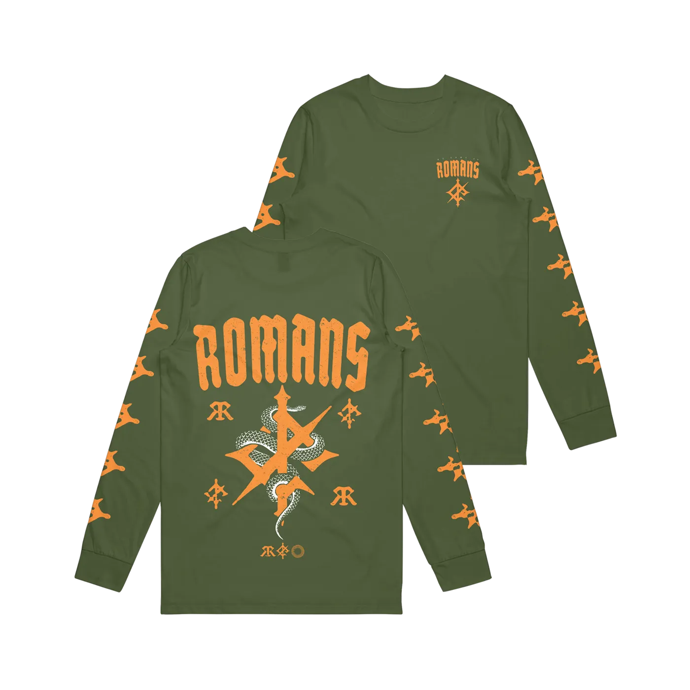 We Came As Romans - Snake Military Green Long Sleeve