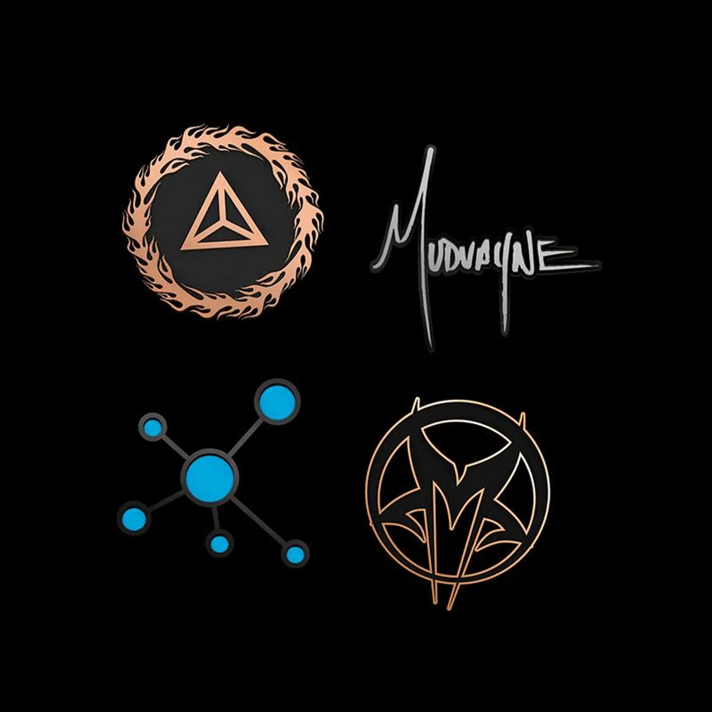 Mudvayne Enamel Pin Set
