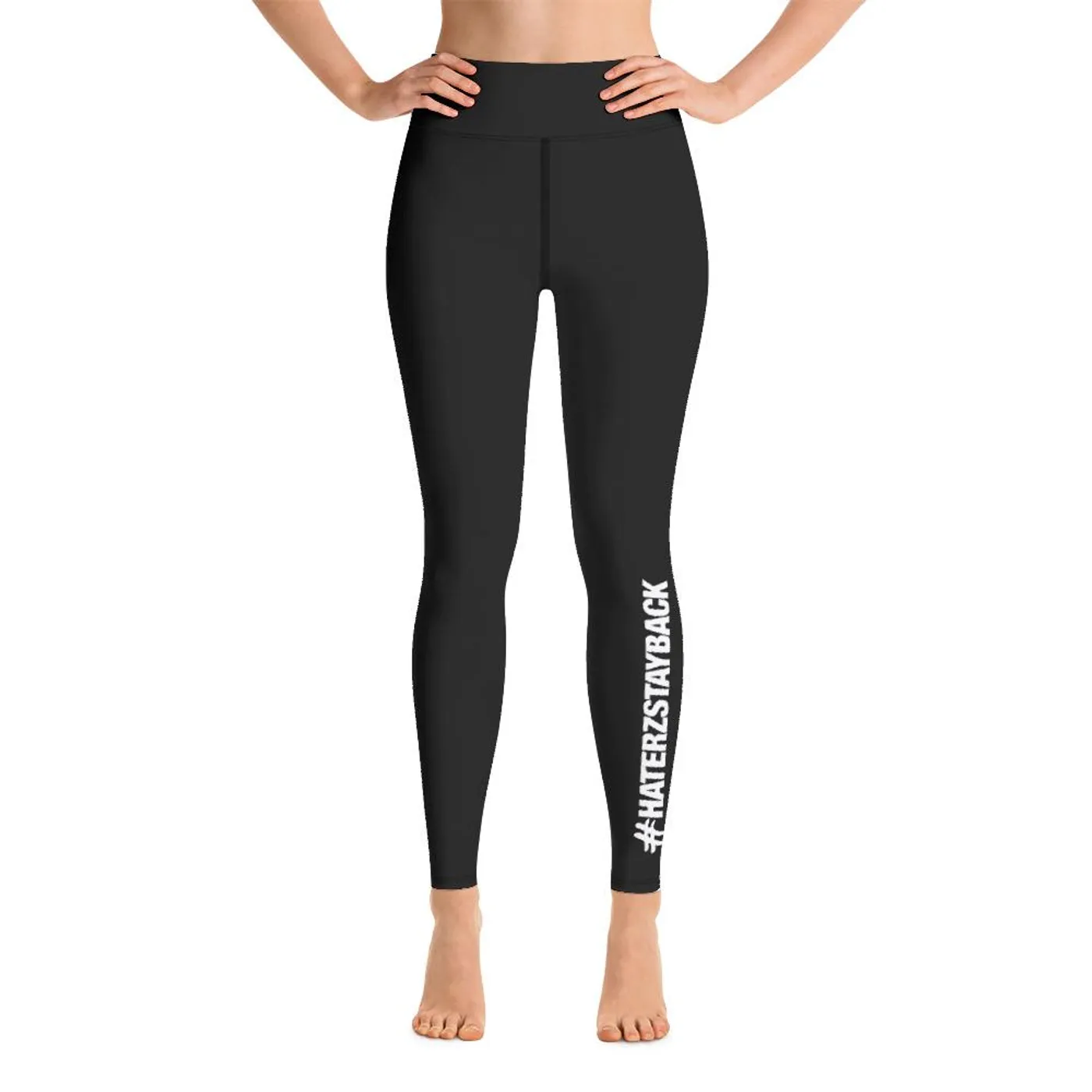 Jay Blaze #HaterzStayBack Women's Yoga Pants (Black)