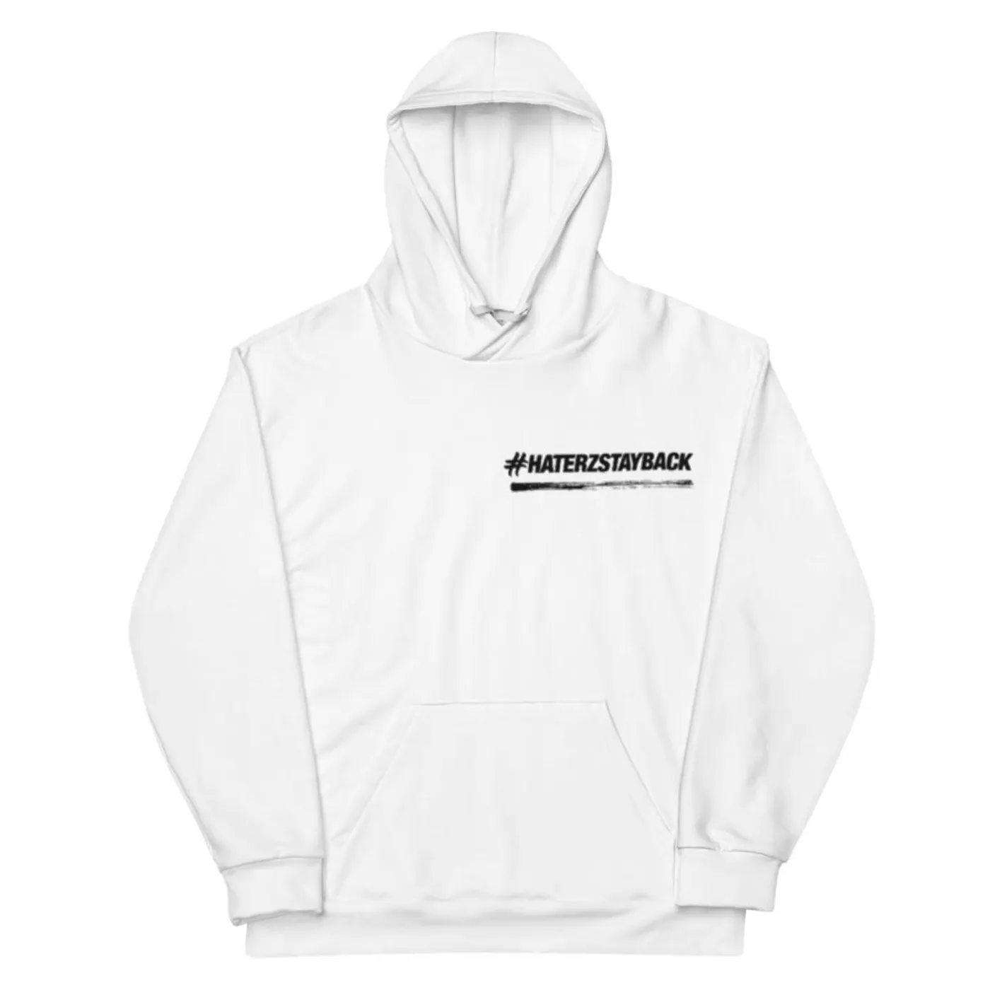 Jay Blaze #HaterzStayBack Men's Hoodie (White)