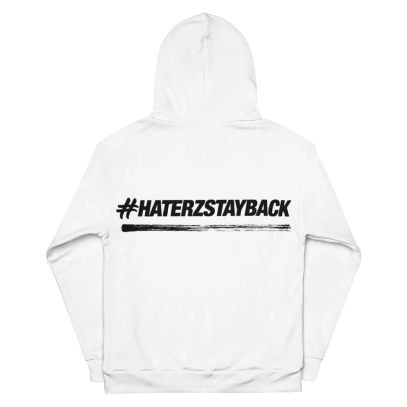 Jay Blaze #HaterzStayBack Men's Hoodie (White)