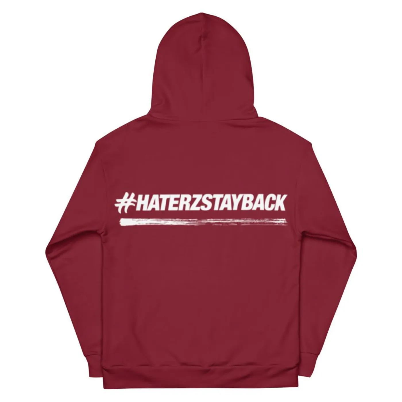 Jay Blaze #HaterzStayBack Men's Hoodie (Maroon)