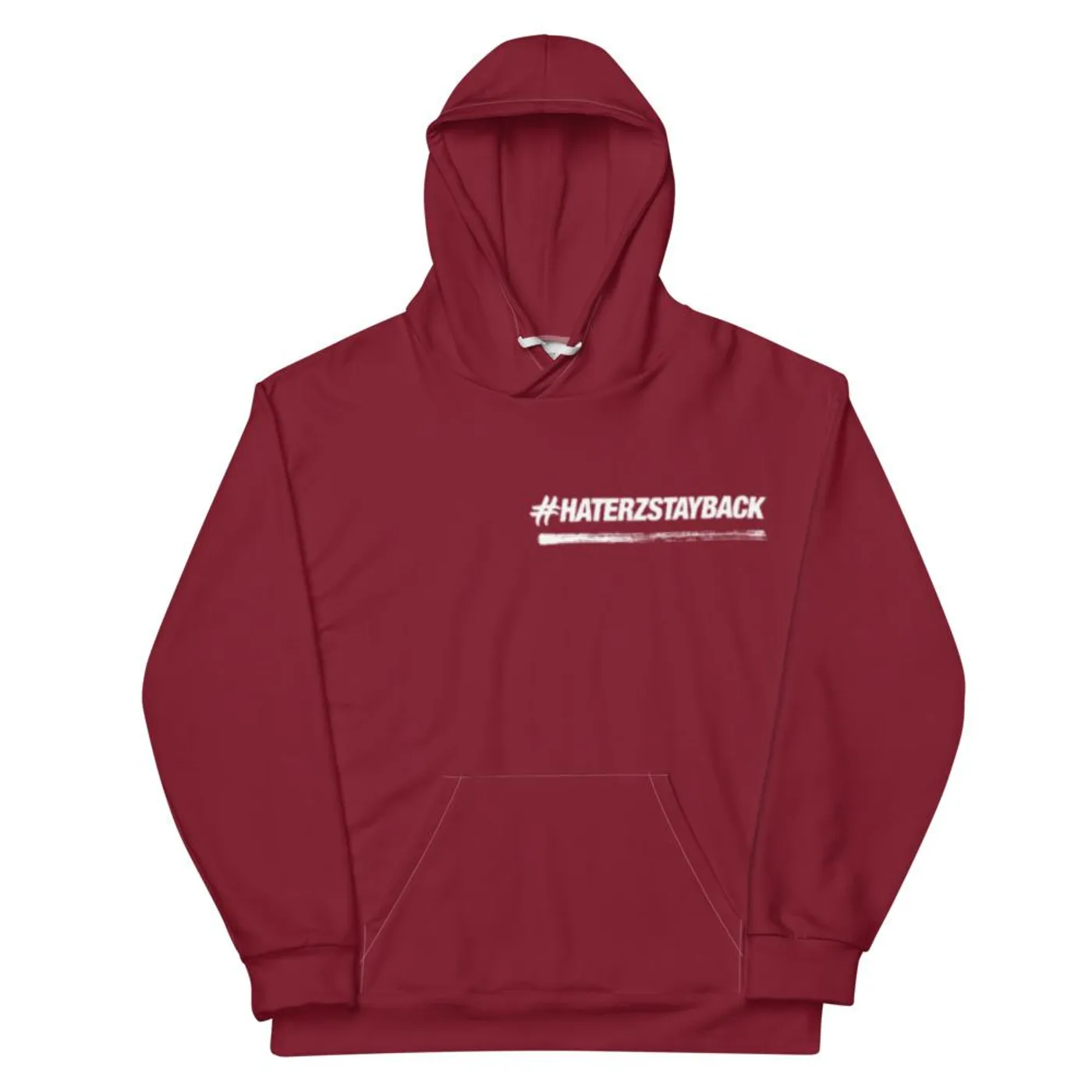 Jay Blaze #HaterzStayBack Men's Hoodie (Maroon)