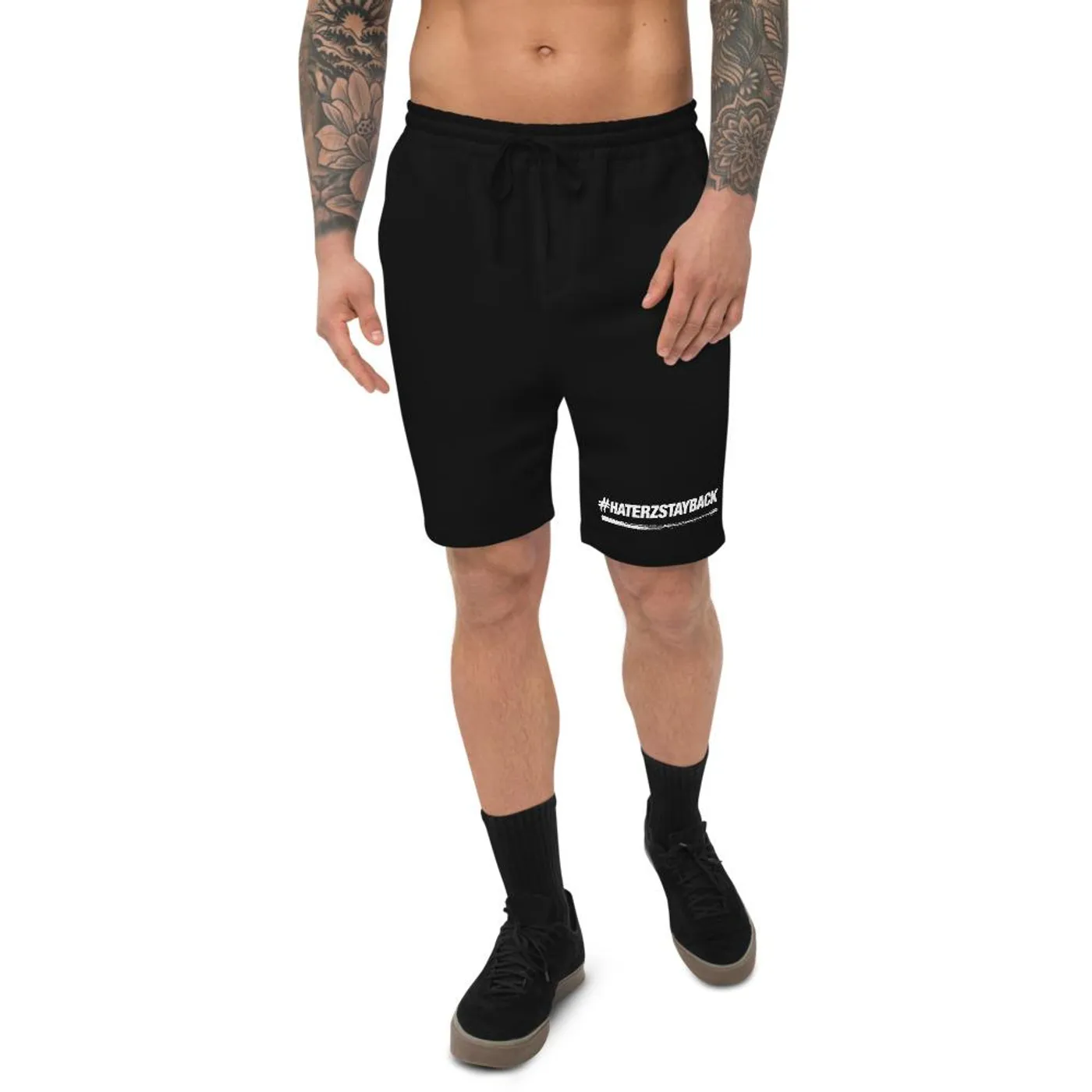 Jay Blaze #HaterzStayBack Fleece Men's Shorts (Black)