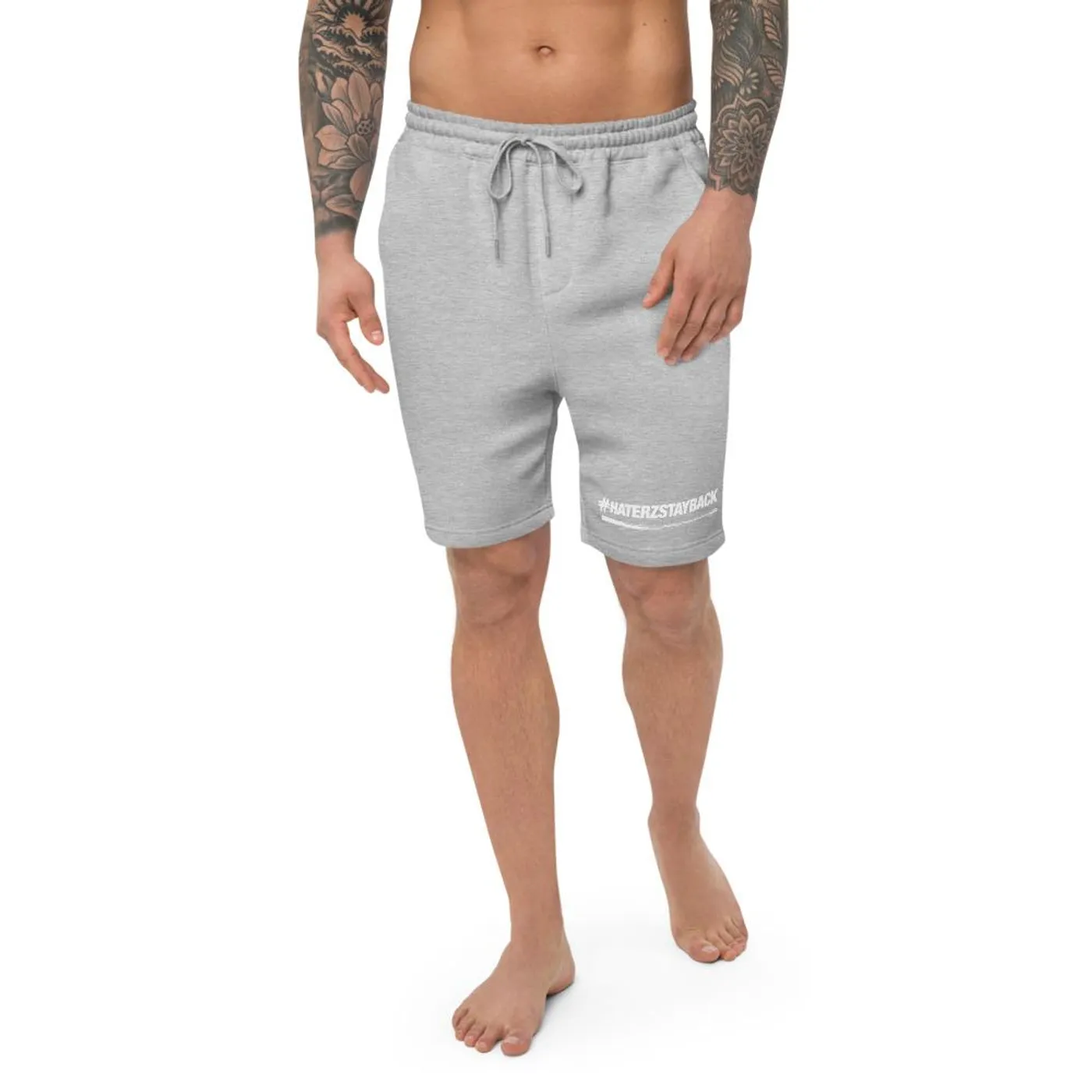 Jay Blaze #HaterzStayBack Fleece Men's Shorts (Grey)