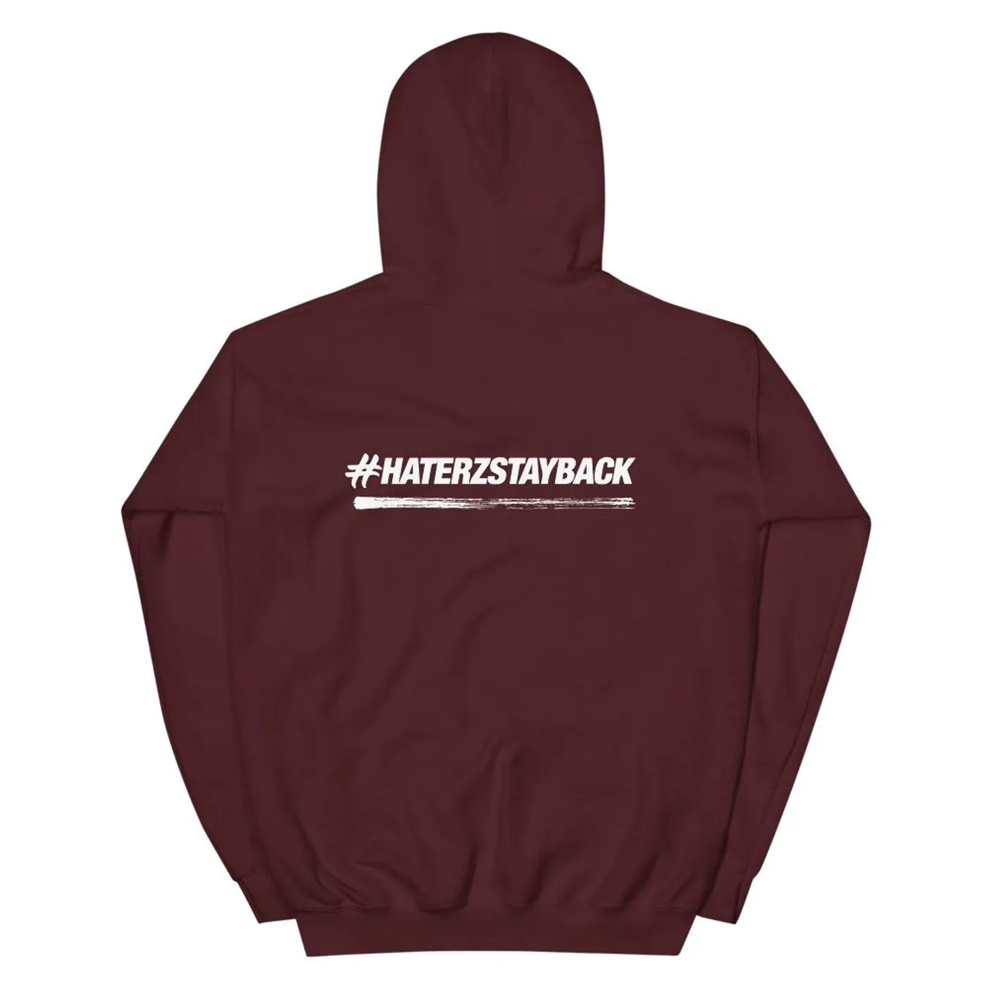 Jay Blaze #HaterzStayBack Men's Hoodie (Maroon)