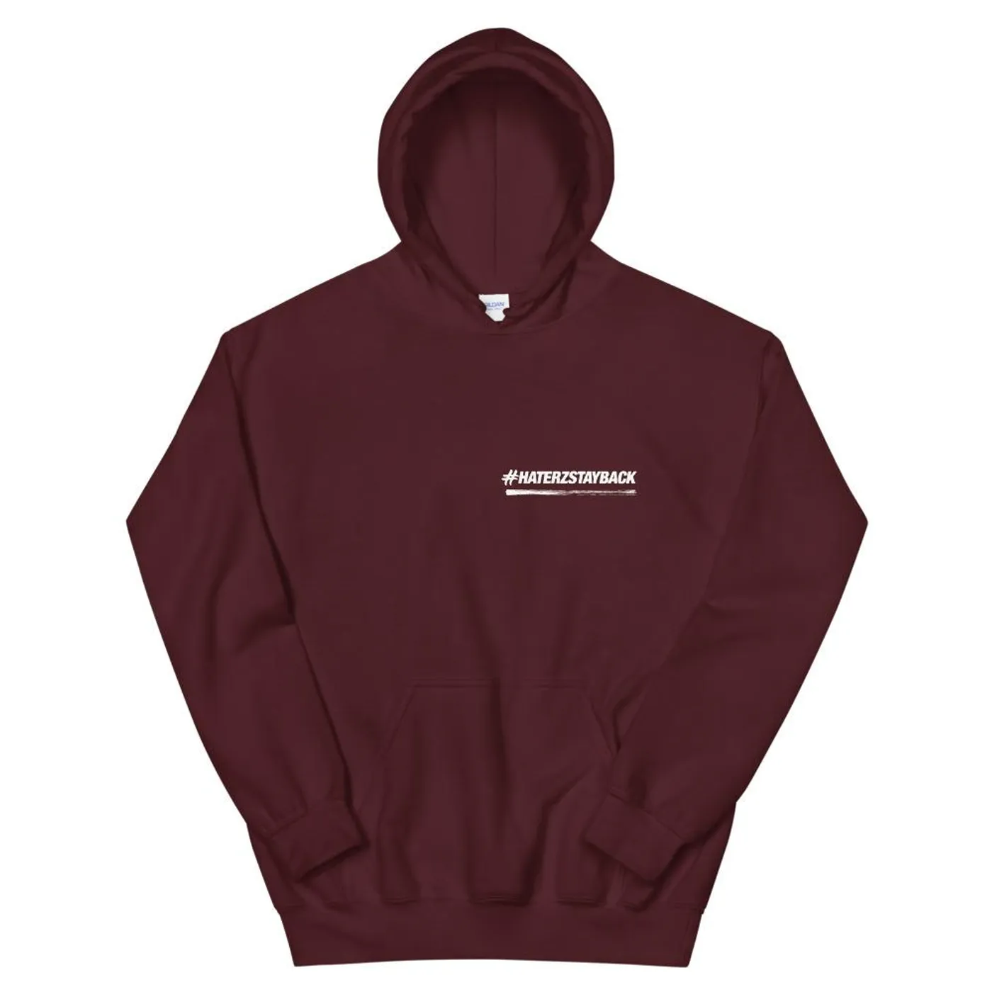 Jay Blaze #HaterzStayBack Men's Hoodie (Maroon)