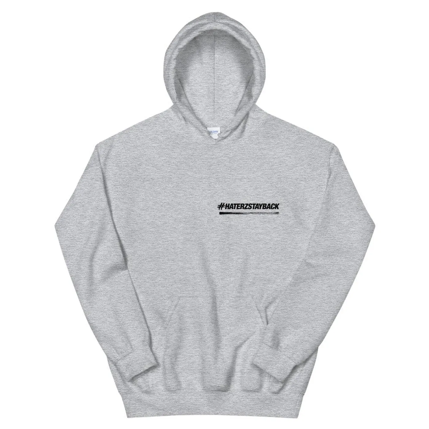 Jay Blaze #HaterzStayBack Men's Hoodie (Grey)