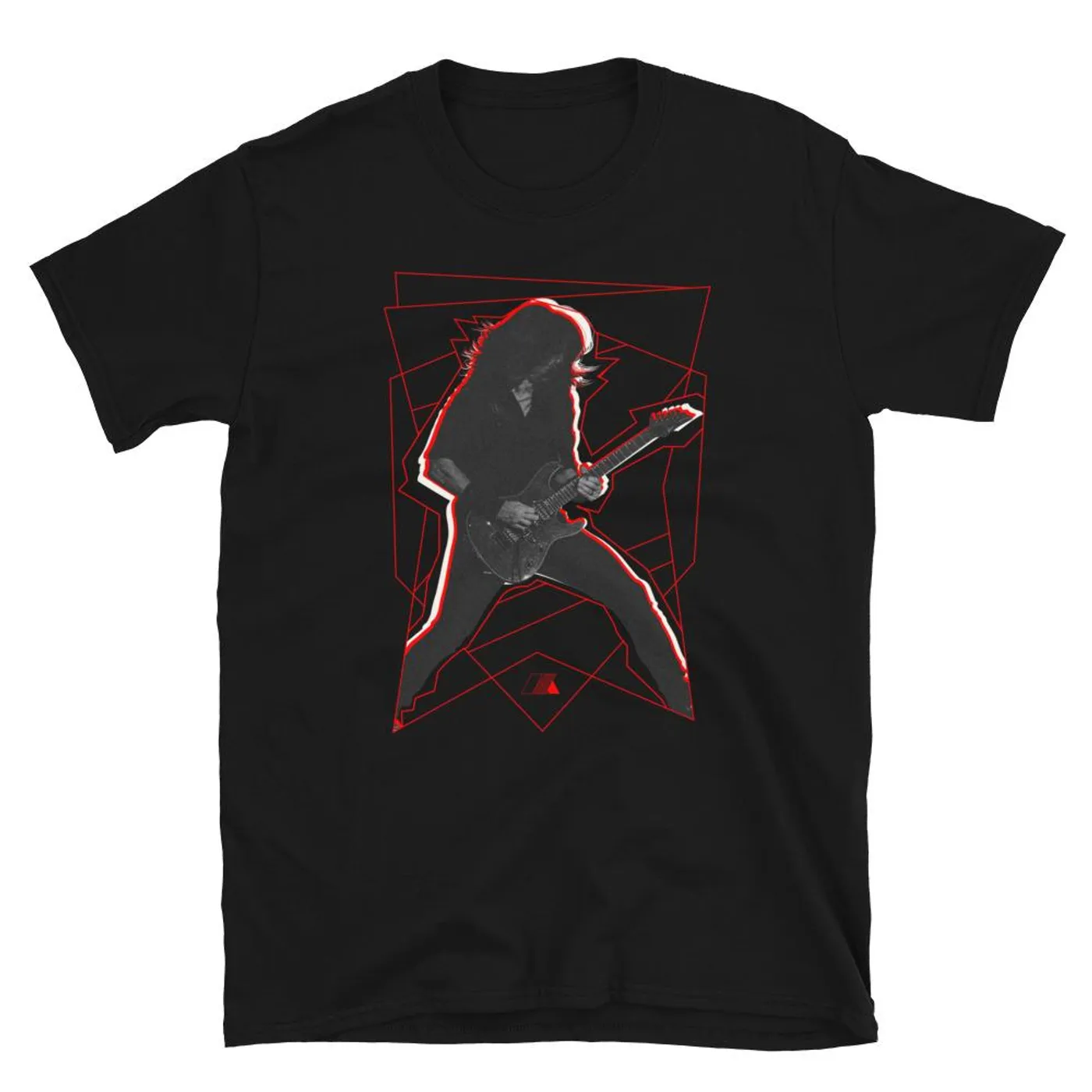 Kiko Loureiro Kiko Silhouette - Black and Red T - Shirt
