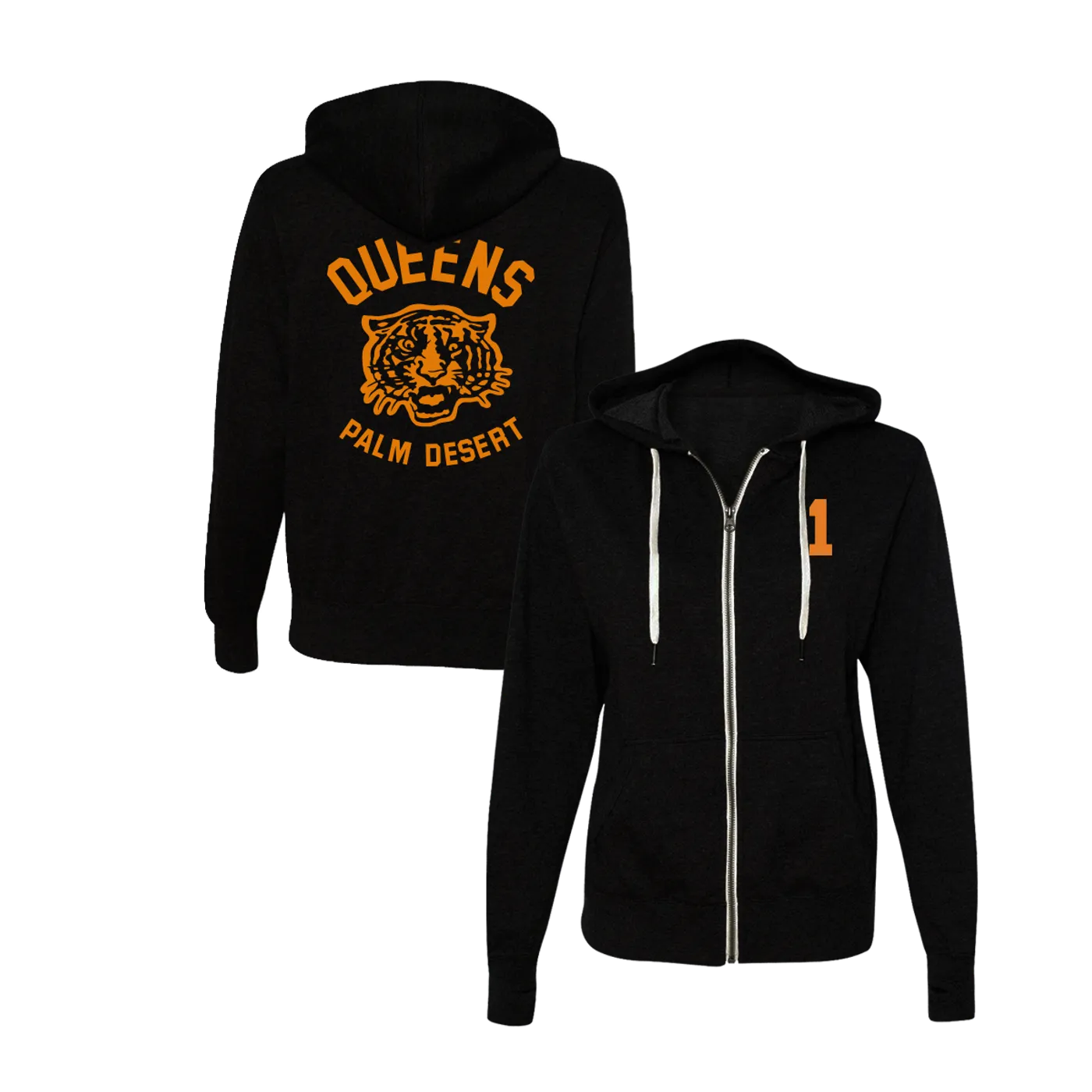 Queens of the Stone Age Tiger Zip-Up Hoodie