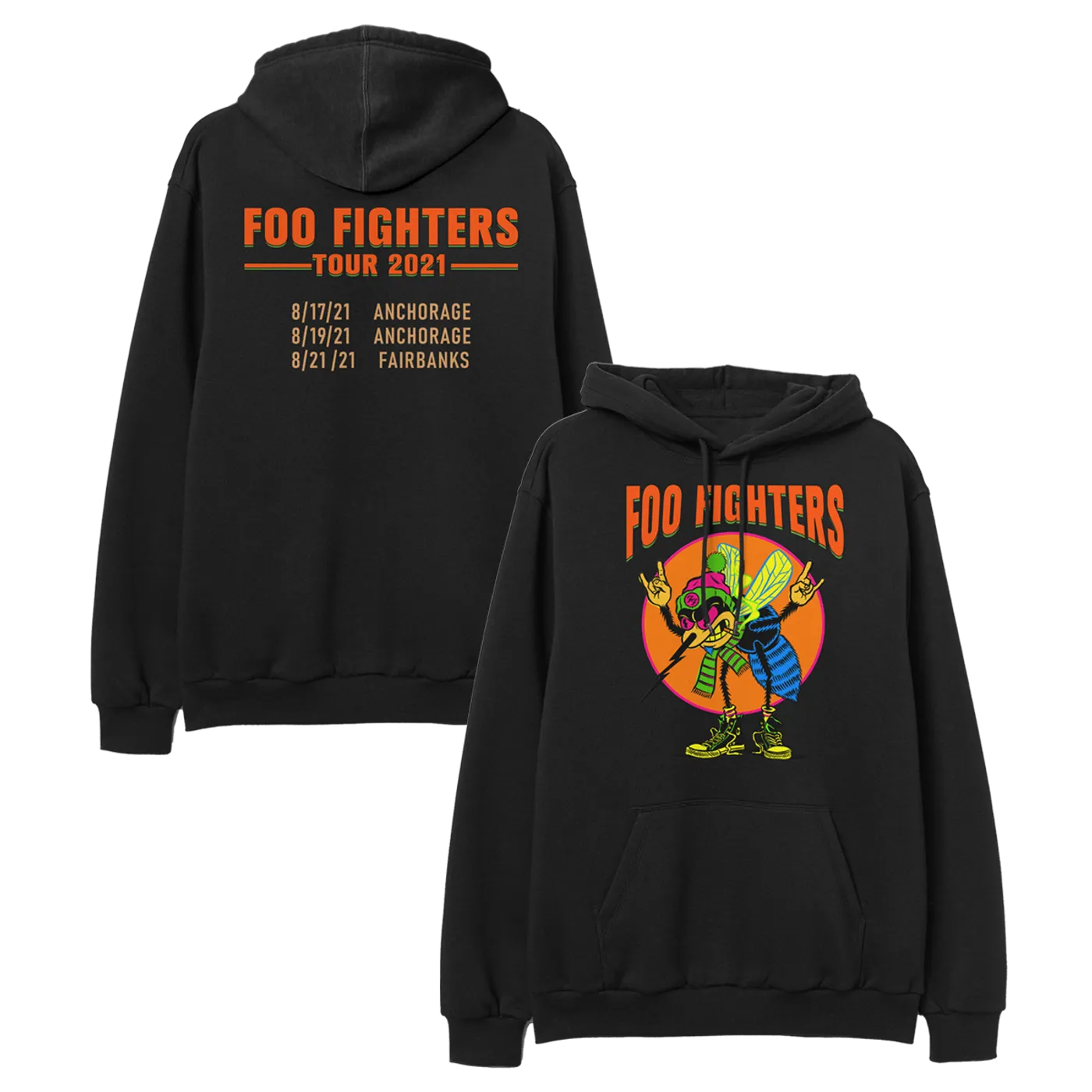 Foo Fighters Alaska Tour Hoodie