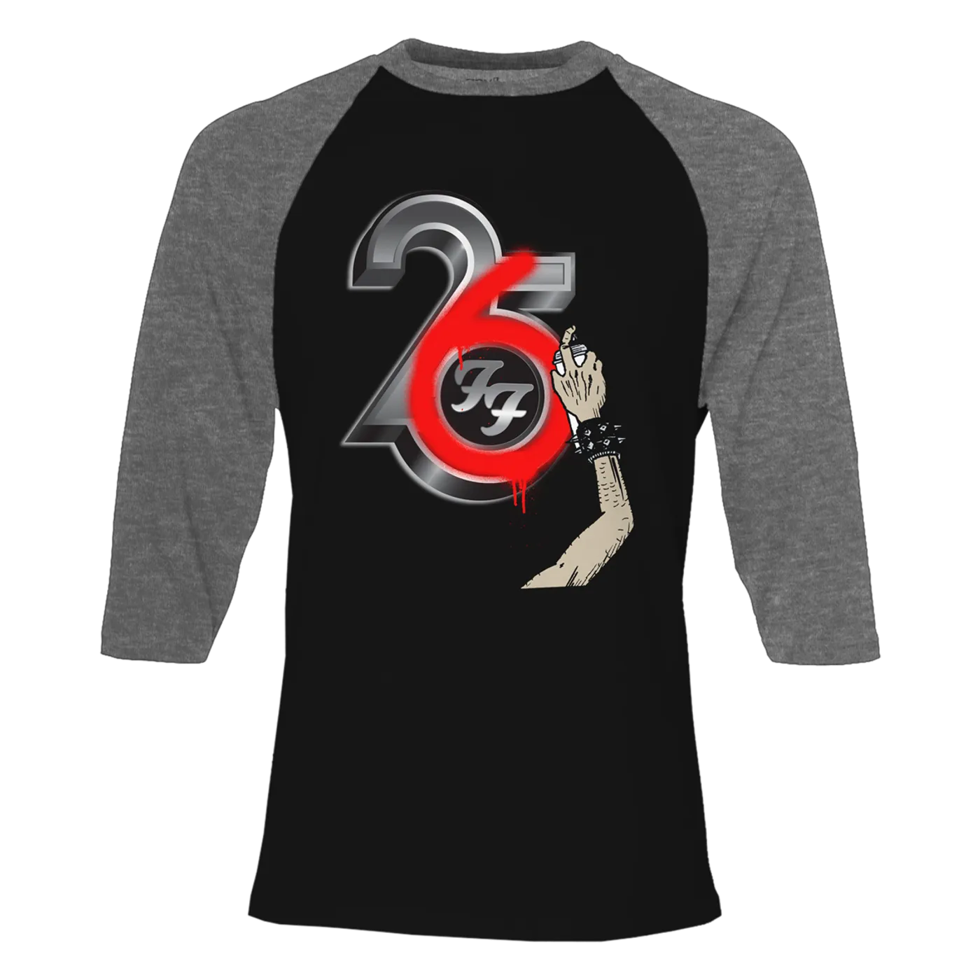 Foo Fighters 26th Anniversary Raglan