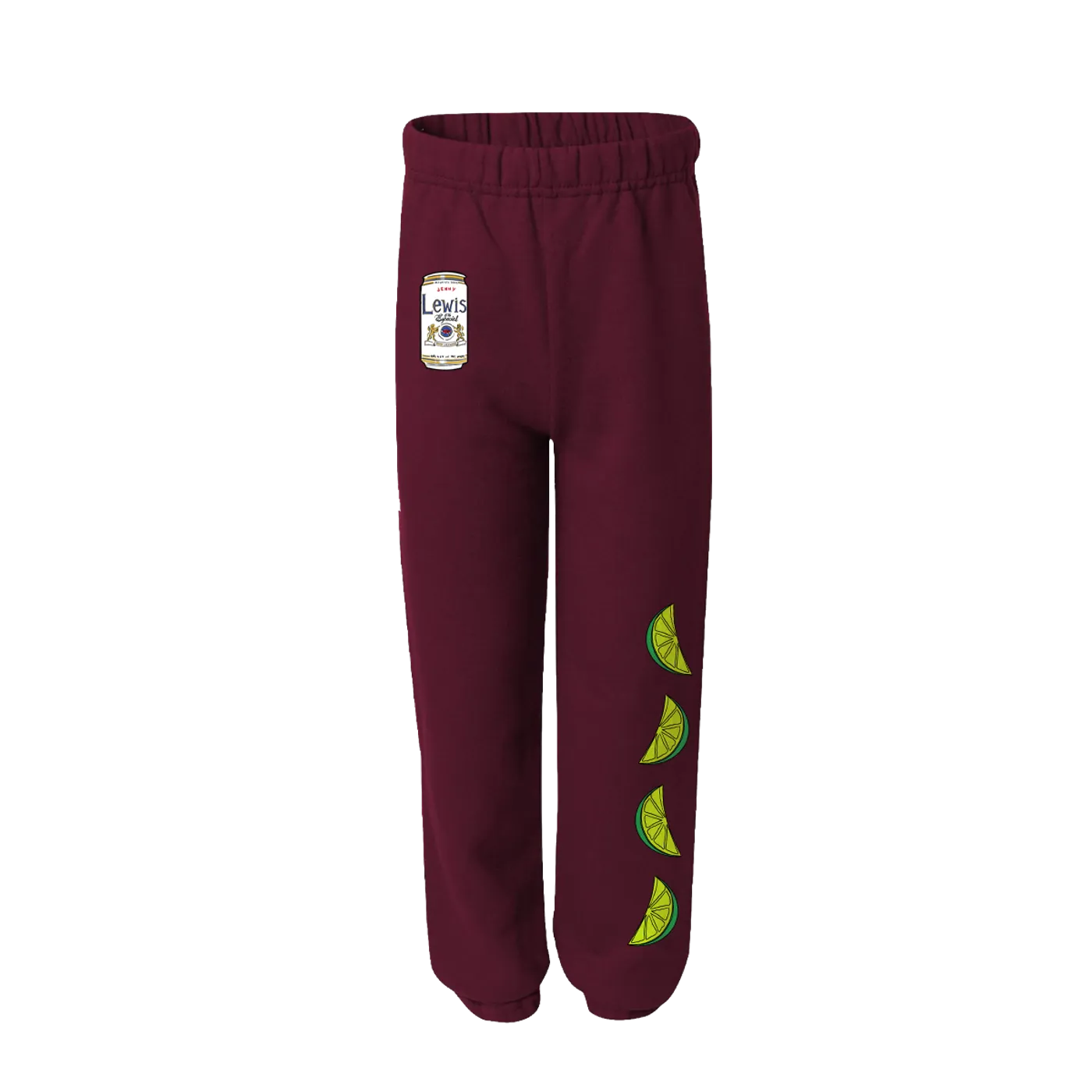 Jenny Lewis Bless! Sweatpants -Maroon