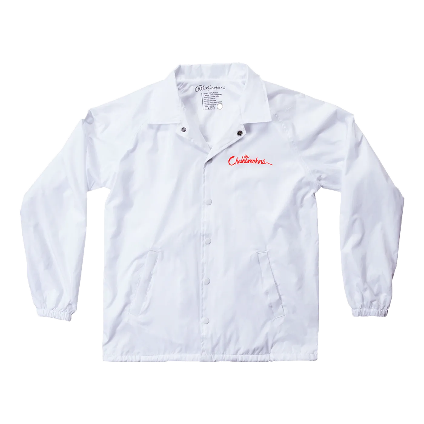 The Chainsmokers White Coaches Jacket
