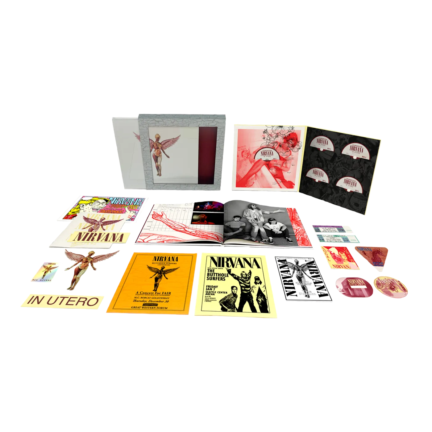 Nirvana In Utero 30th Anniversary 5CD Super Deluxe