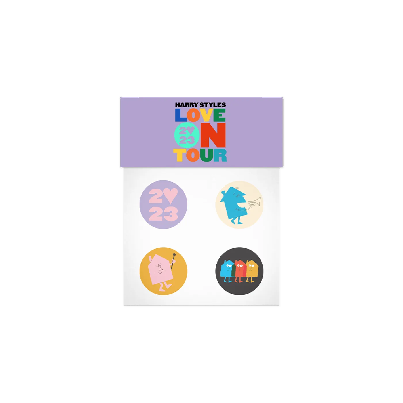 Harry Styles Love On Tour 2023 Button Badges
