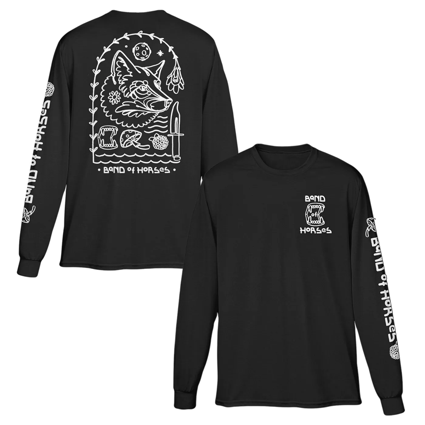 Band of Horses Teeth Long Sleeve Tee