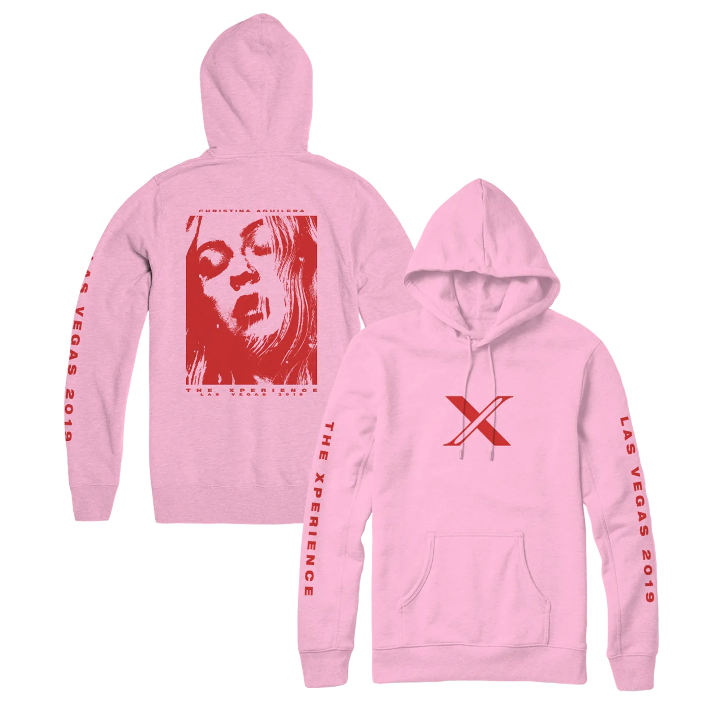 Christina Aguilera Xperience Pink Hoodie
