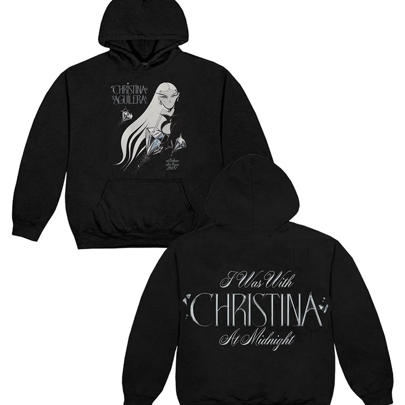 Christina Aguilera At Midnight Hoodie