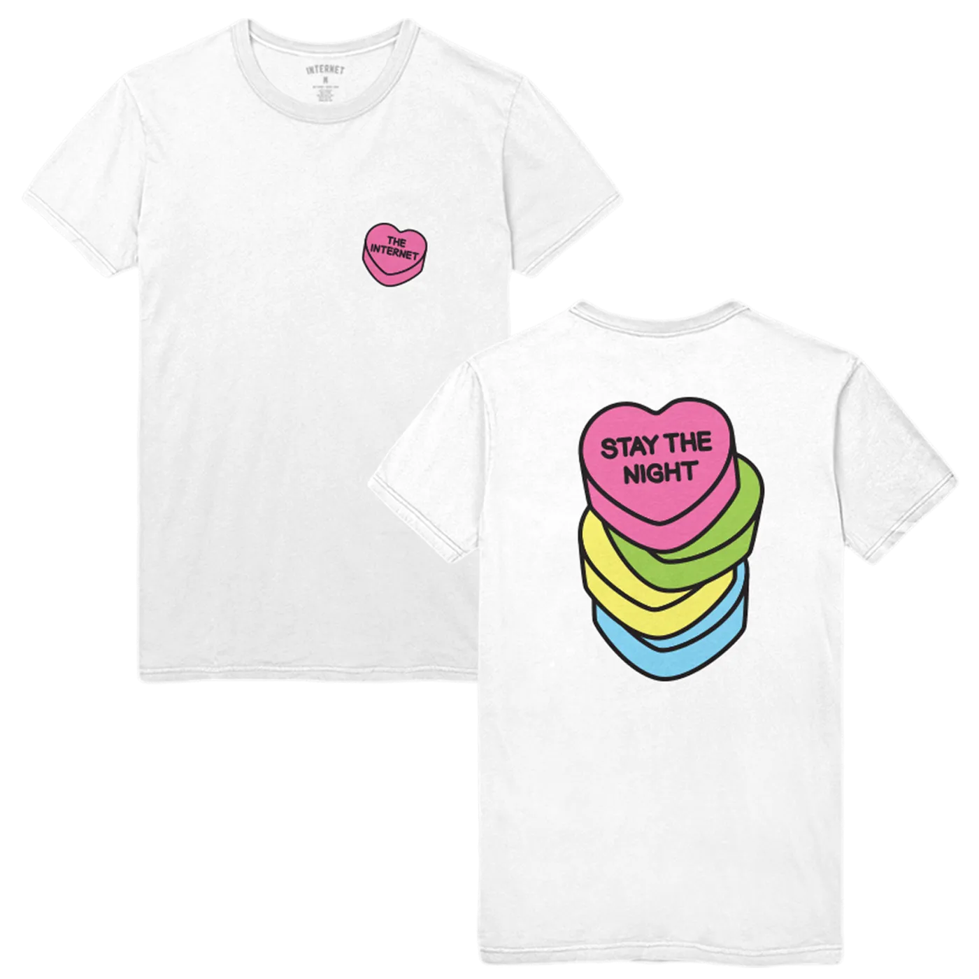 The Internet STAY THE NIGHT TEE - WHITE