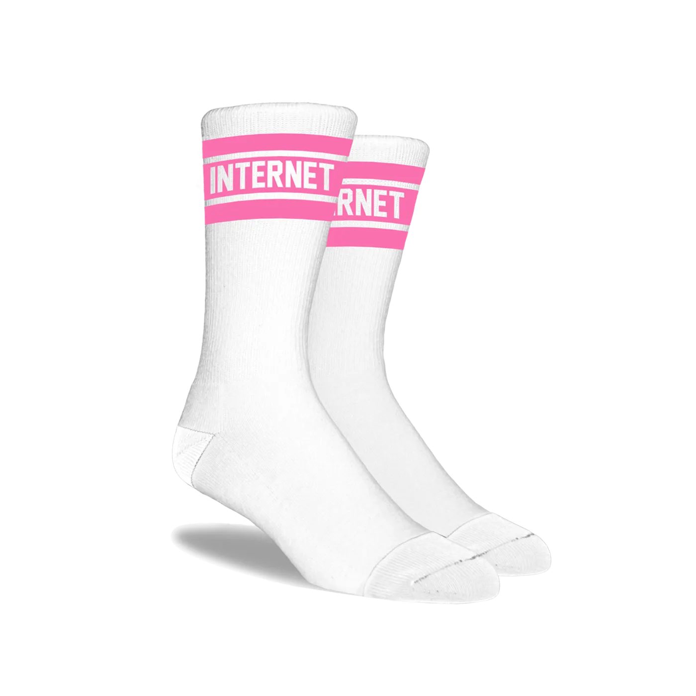The Internet PINK LOGO SOCKS